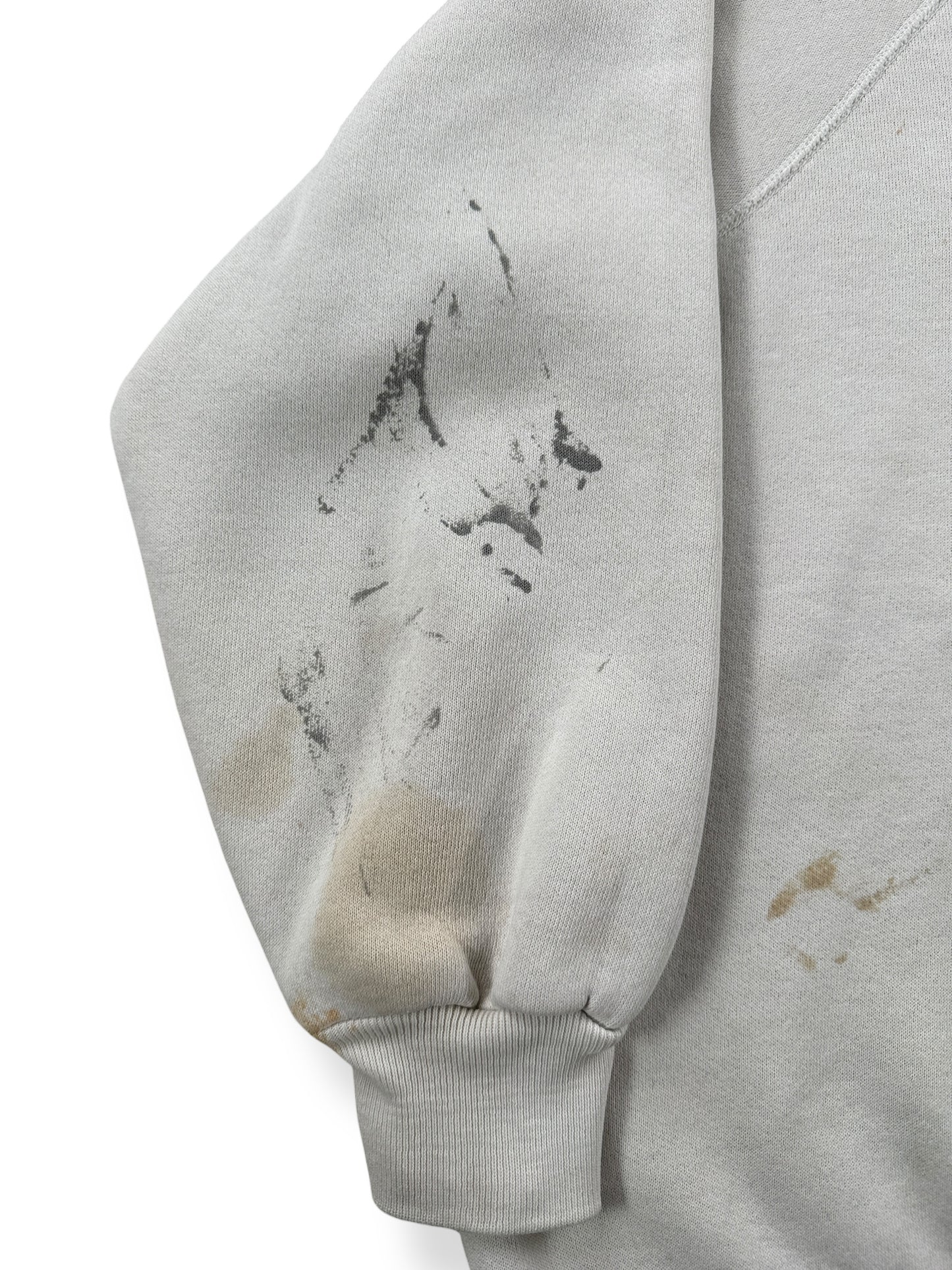 Stains on Sleeve of Vintage Penn State Nittany Lions Crewneck SZ XL AS IS