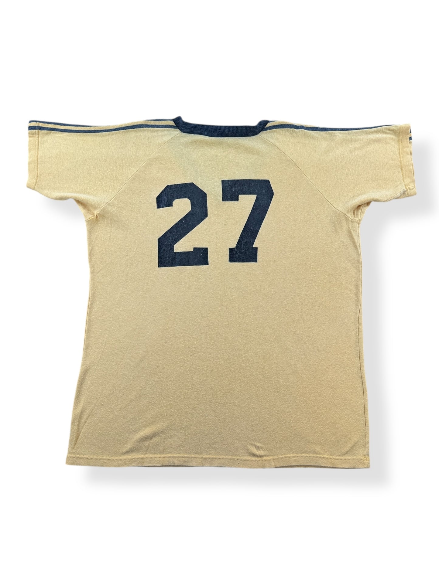 Back of Vintage Union Jacks Jersey 27 SZ XL