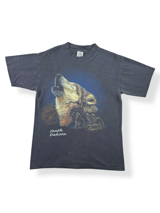 Front of Vintage South Dakota Wolf Tee SZ M