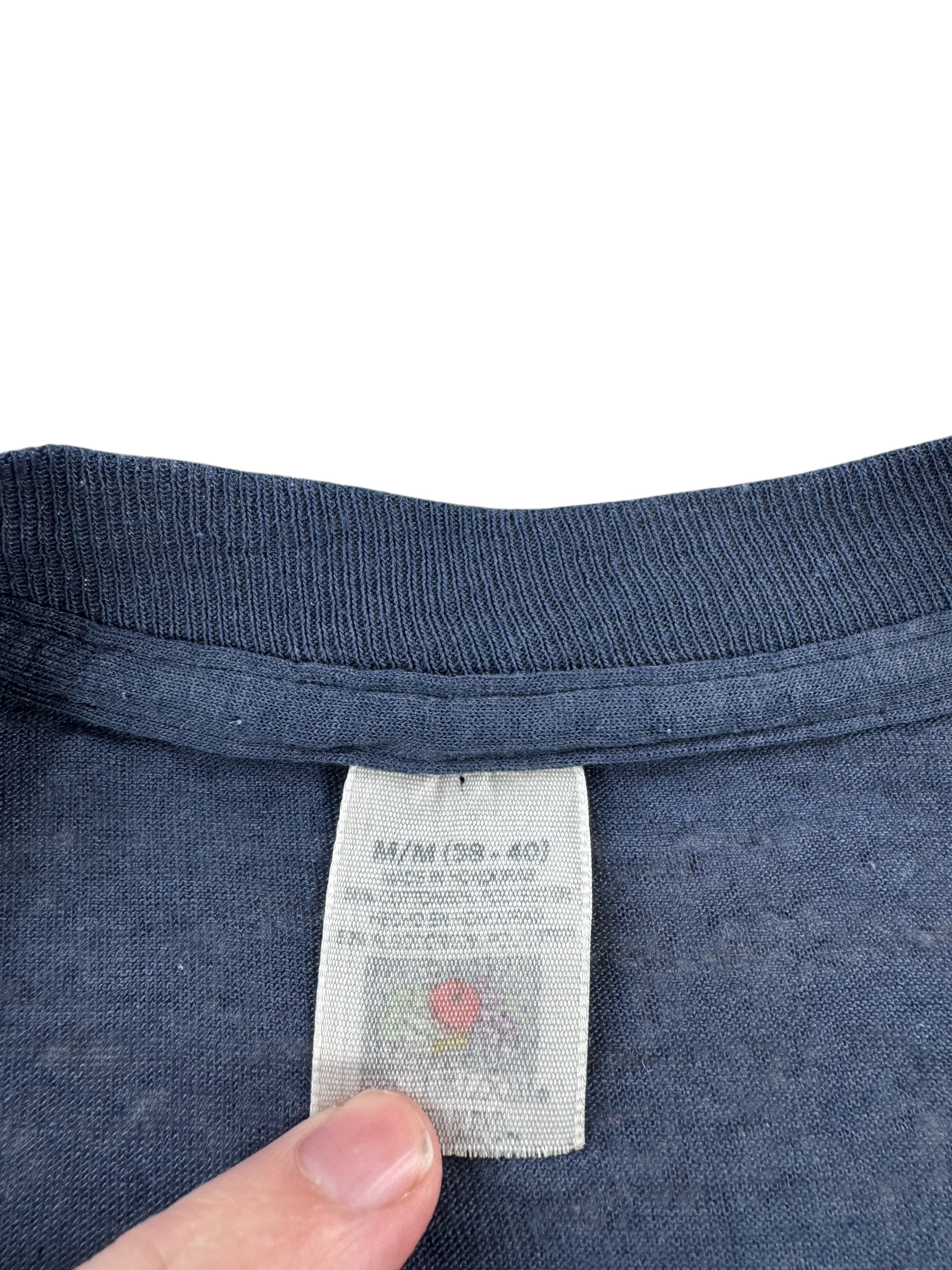 Tag on Vintage Threadbare Blue FOTL Pocket Tee SZ M