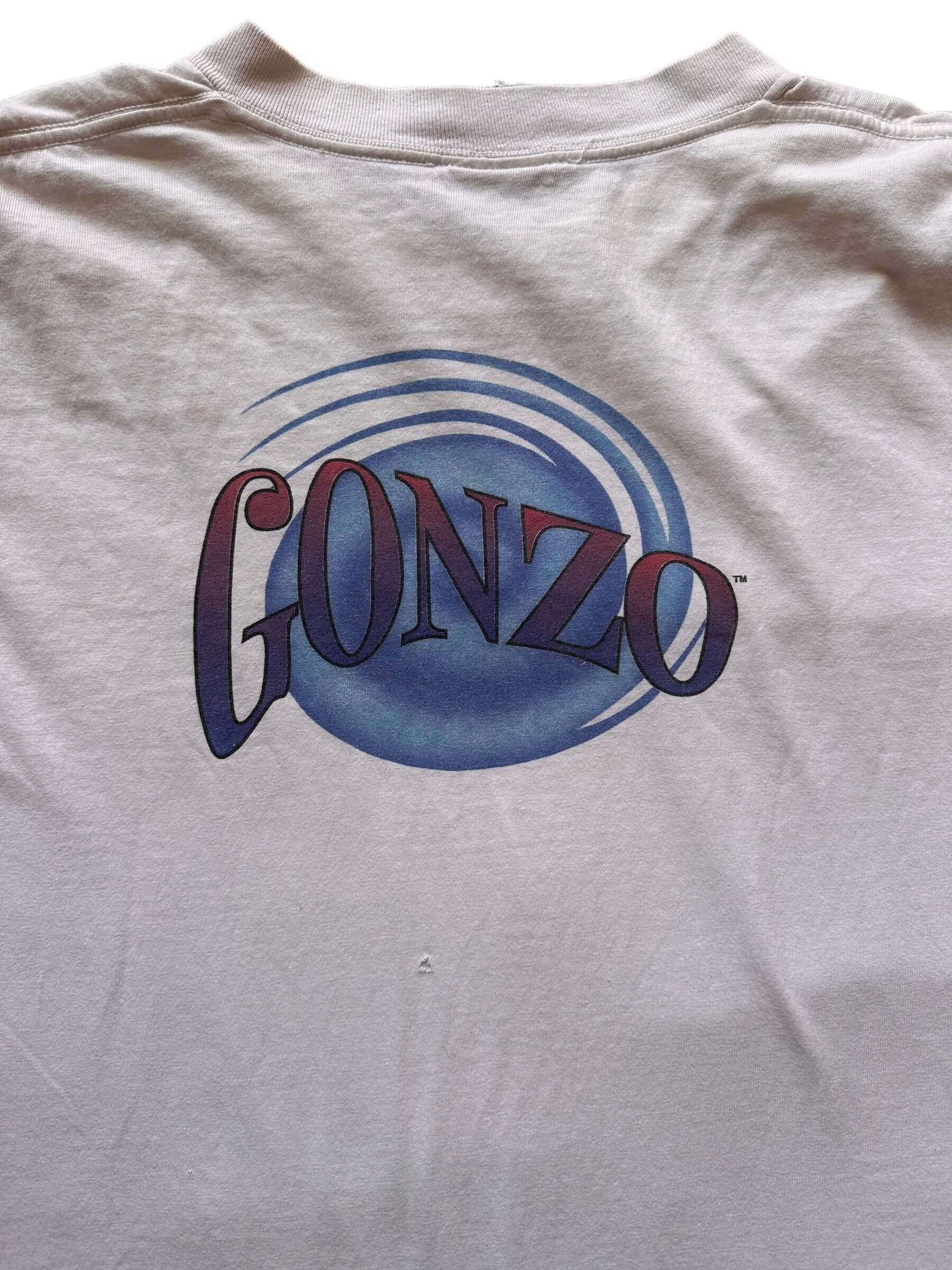 back close up of Vintage Gonzo the Great Tee SZ XL