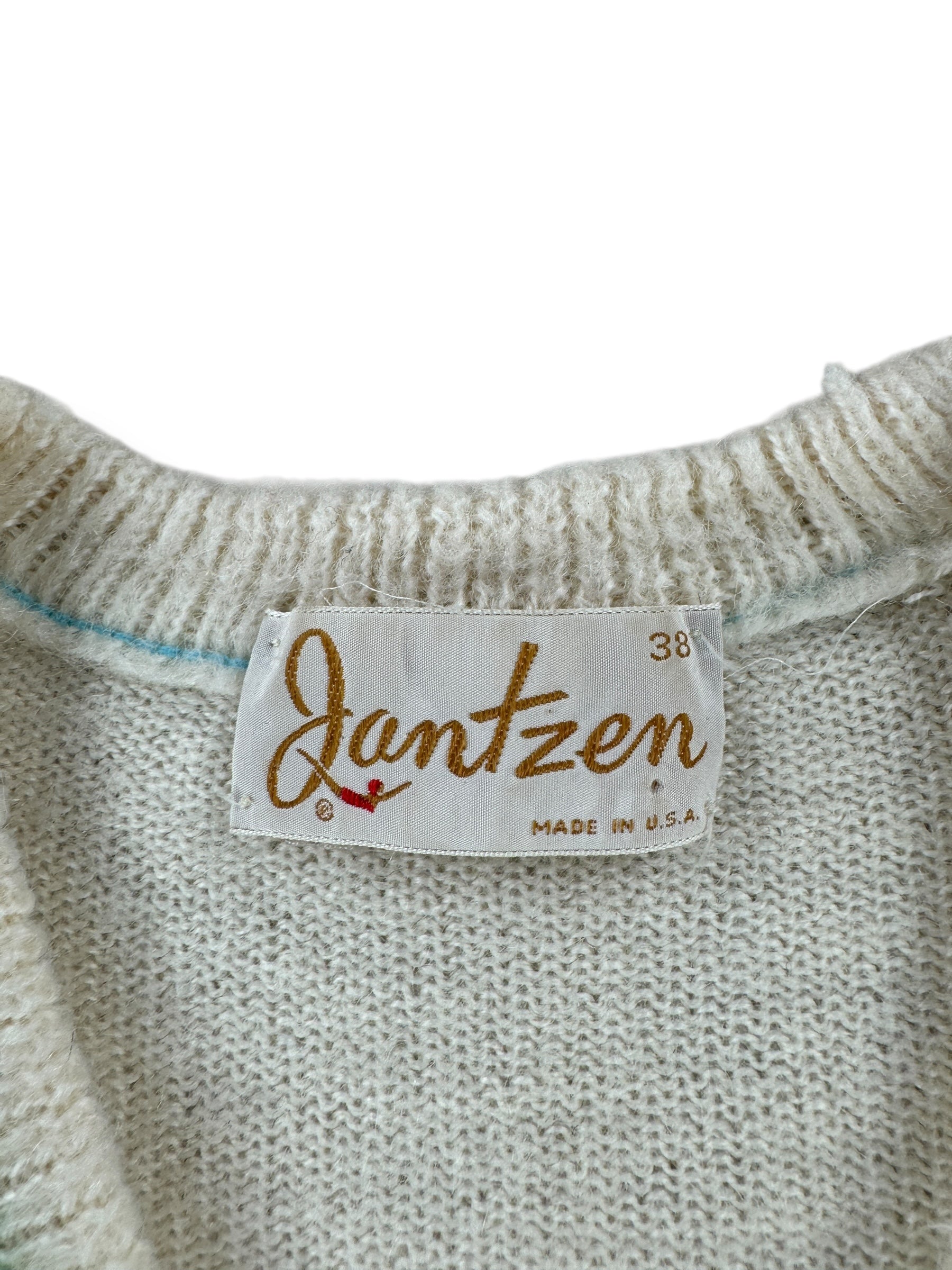Tag on Vintage Jantzen Sweater SZ XS