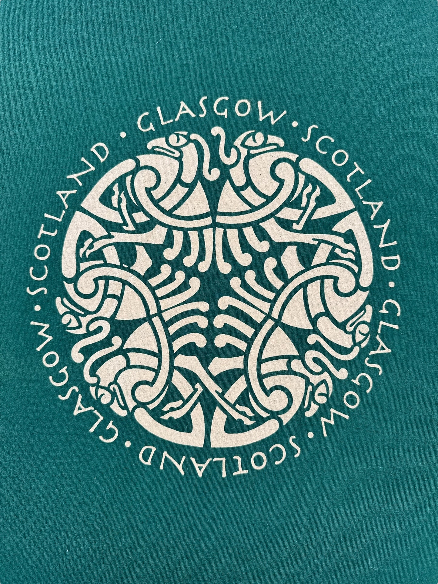 Front Graphic of Vintage Glasgow Tee SZ L