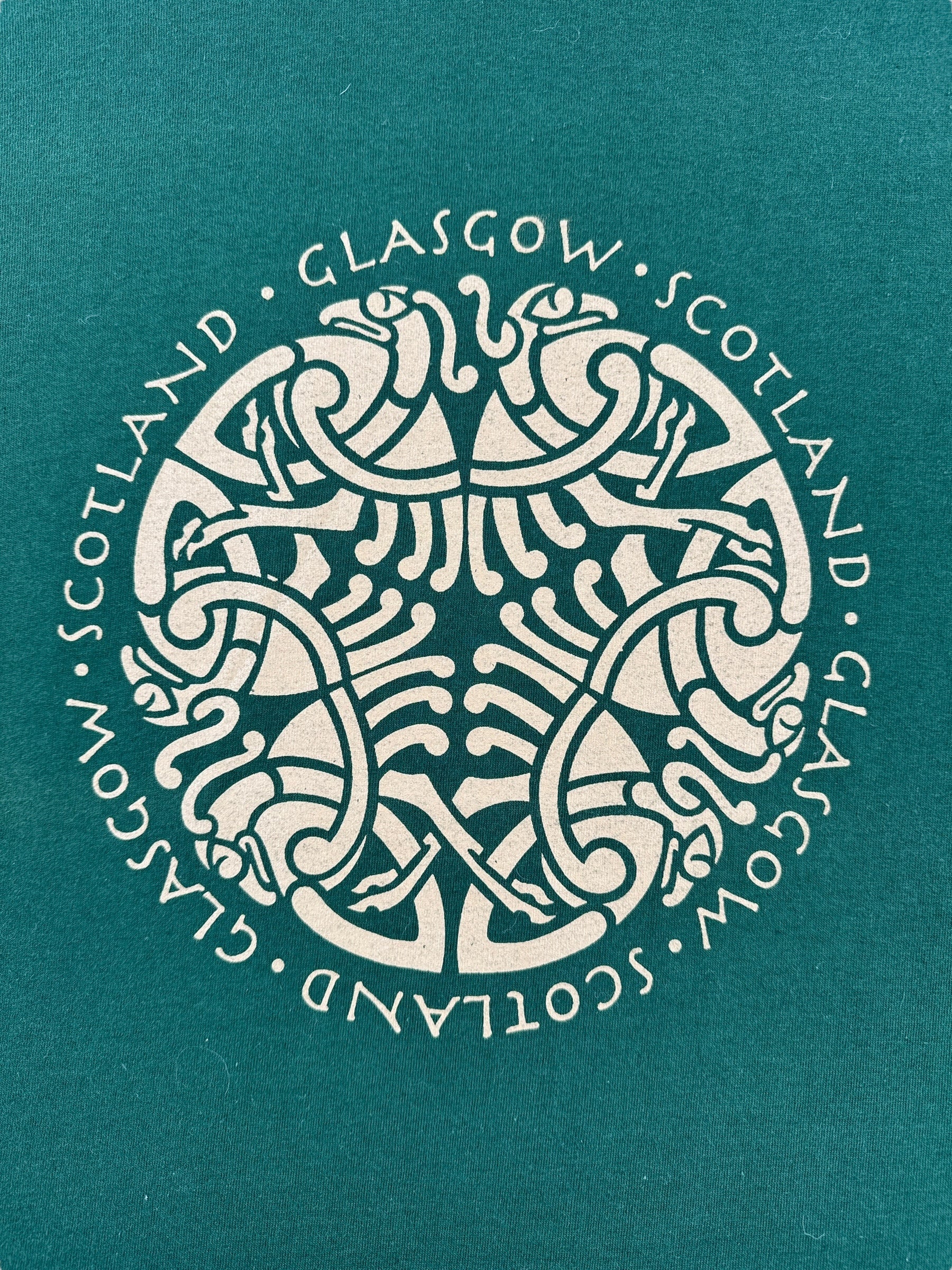 Front Graphic of Vintage Glasgow Tee SZ L