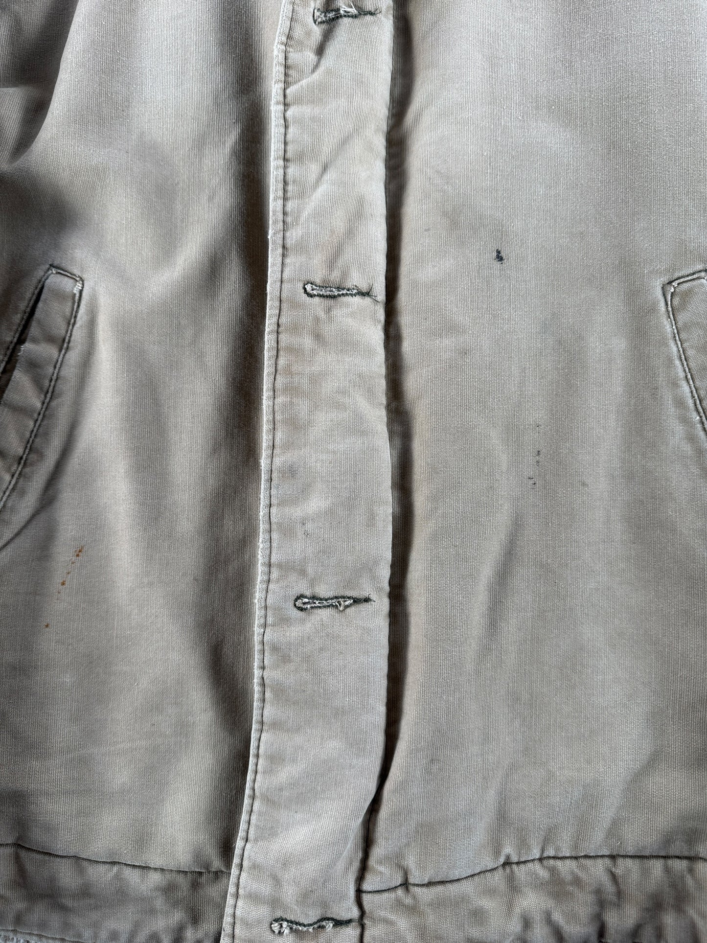 Missing Buttons on Vintage Civilian N-1 Deck Jacket SZ XS