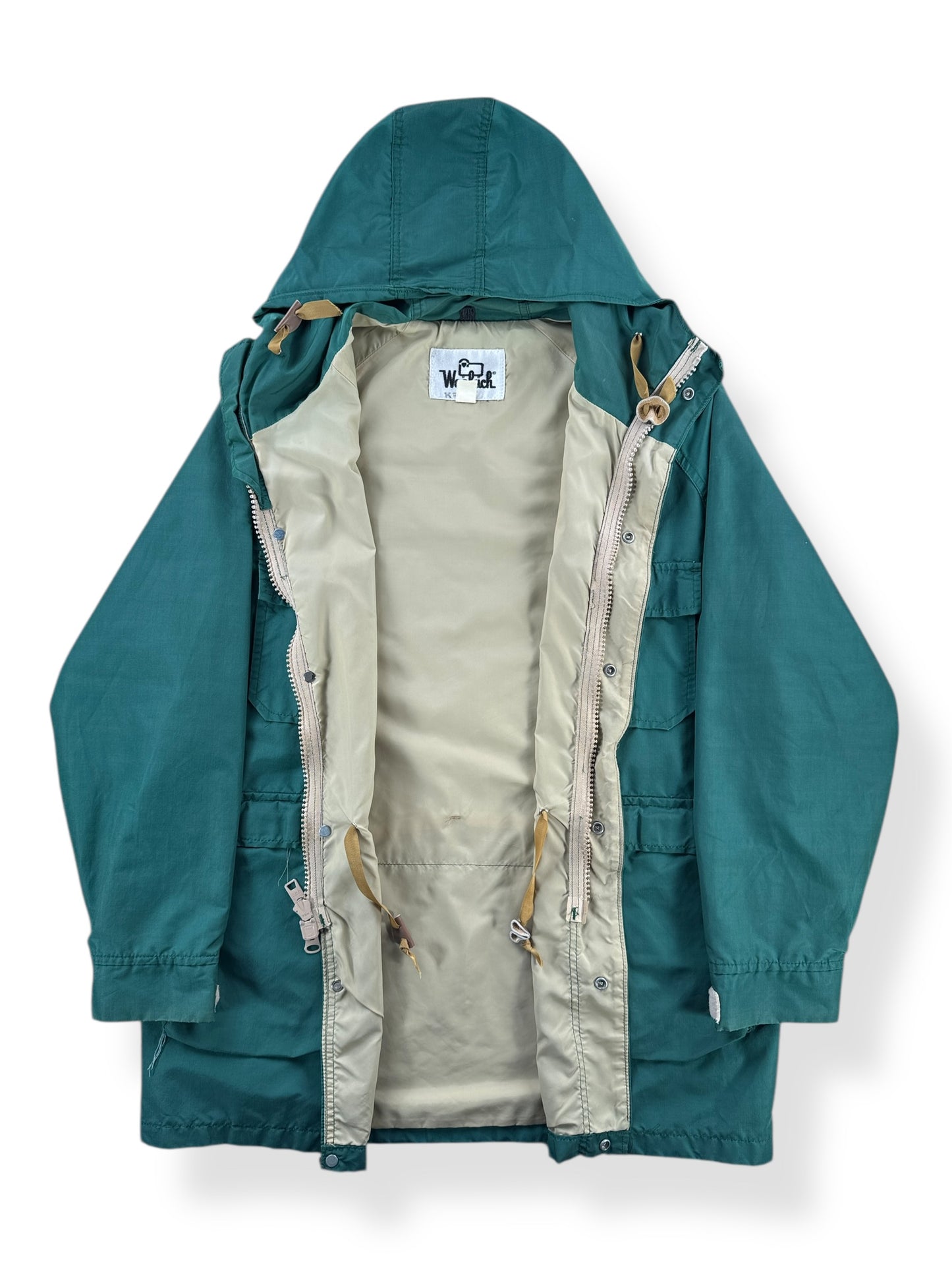 Inside of Vintage Woolrich Parka SZ M