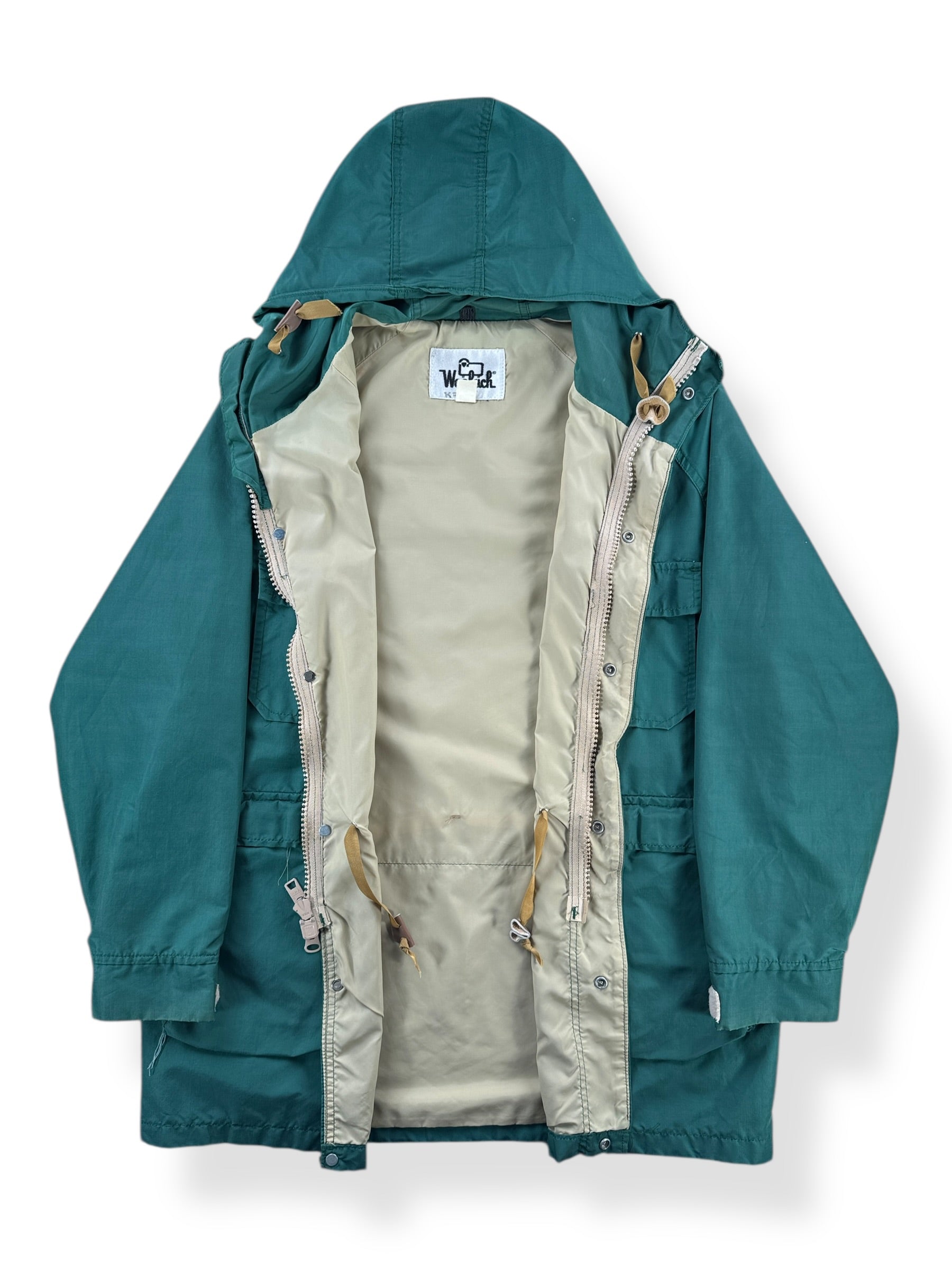 Inside of Vintage Woolrich Parka SZ M