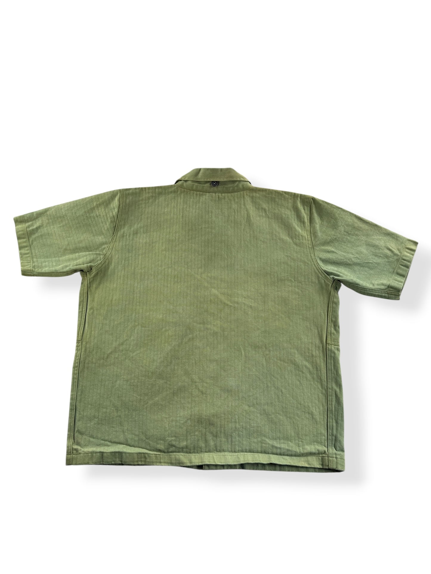 Back of Repro WW2 USMC HBT Shirt