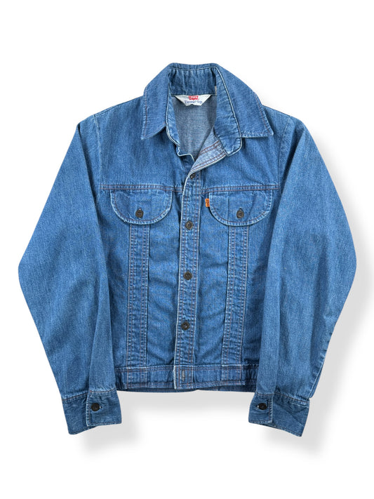 Front of Vintage Levis Orange Tab Denim Shirt SZ S