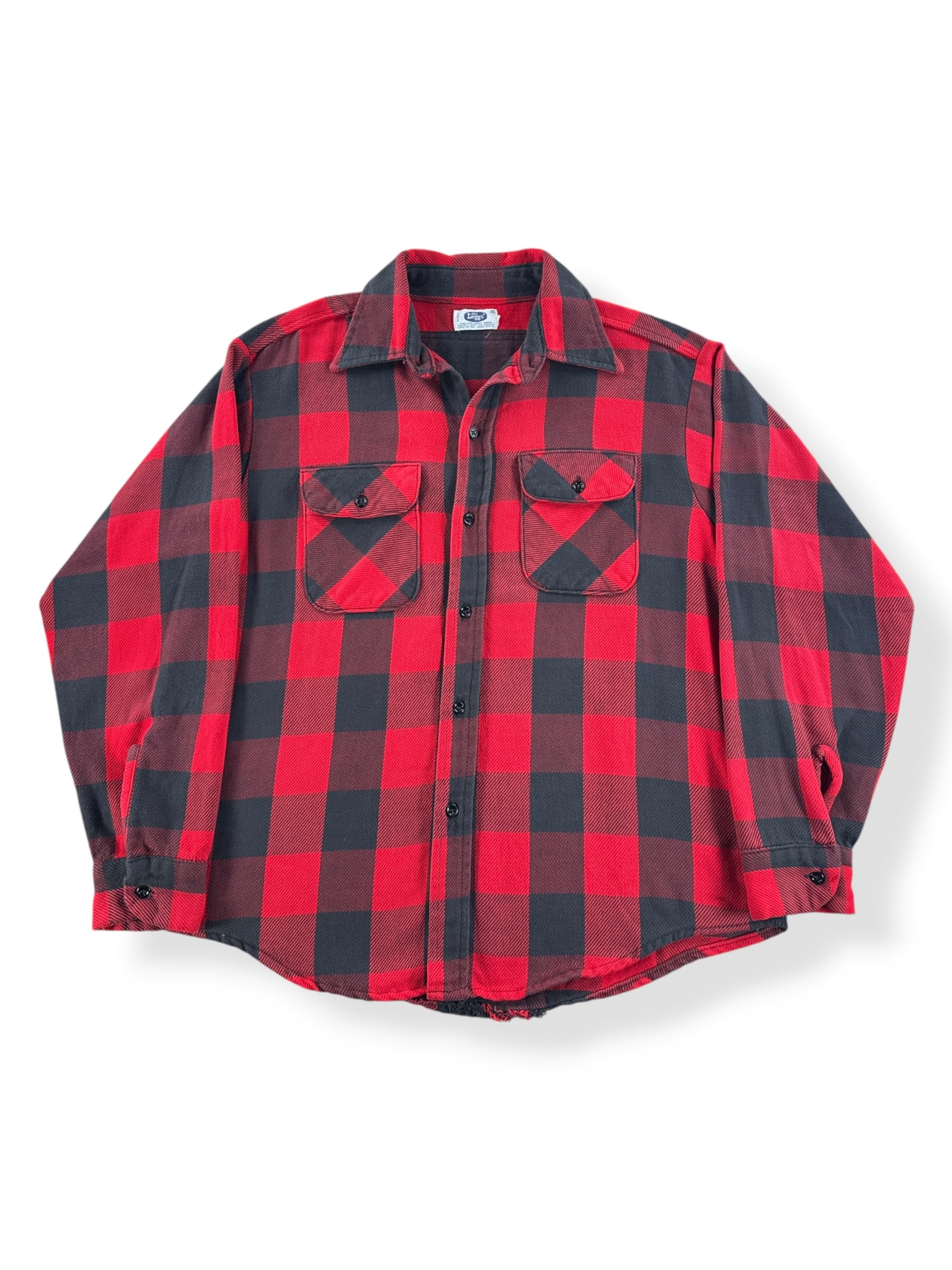 Front of Vintage Mr. Leggs Cotton Flannel SZ XL