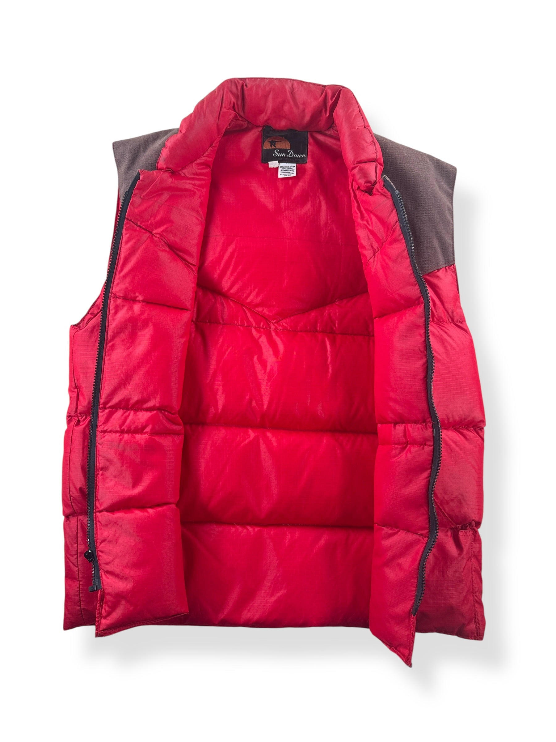 Inside of Vintage Sun Down Vest SZ S