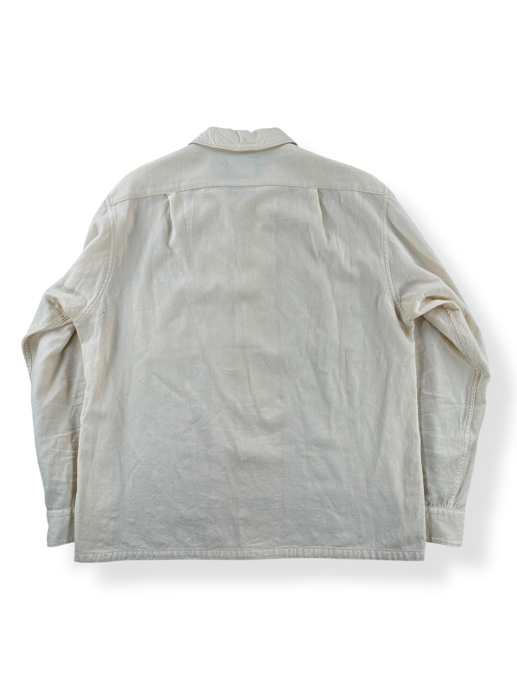 Back of Vintage 50s/60s Sir Pendleton Loop Collar Shirt SZ L