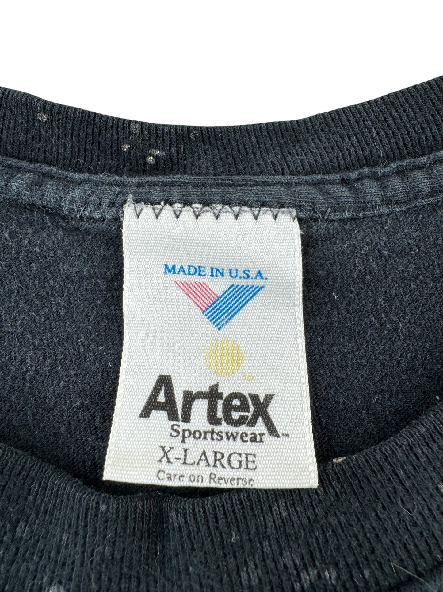 Tag on Vintage Artex Star Wars AOP Tee SZ XL