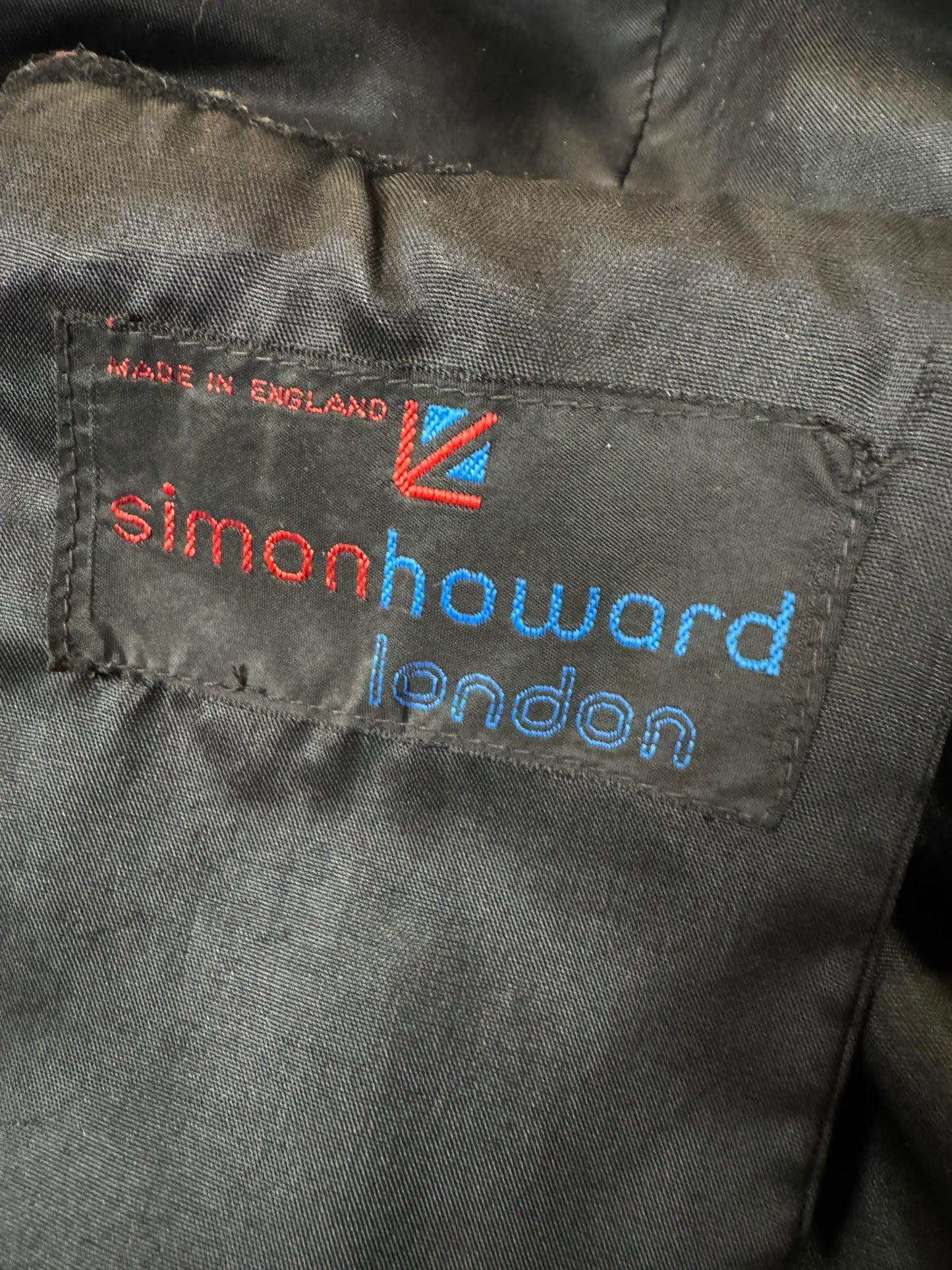 Tag of 1970s Simon Howard Wool Fur Trimmed Coat S