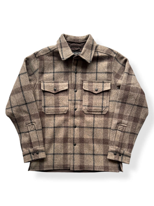 Front of Filson Lined Mackinaw Wool Jac-Shirt SZ S