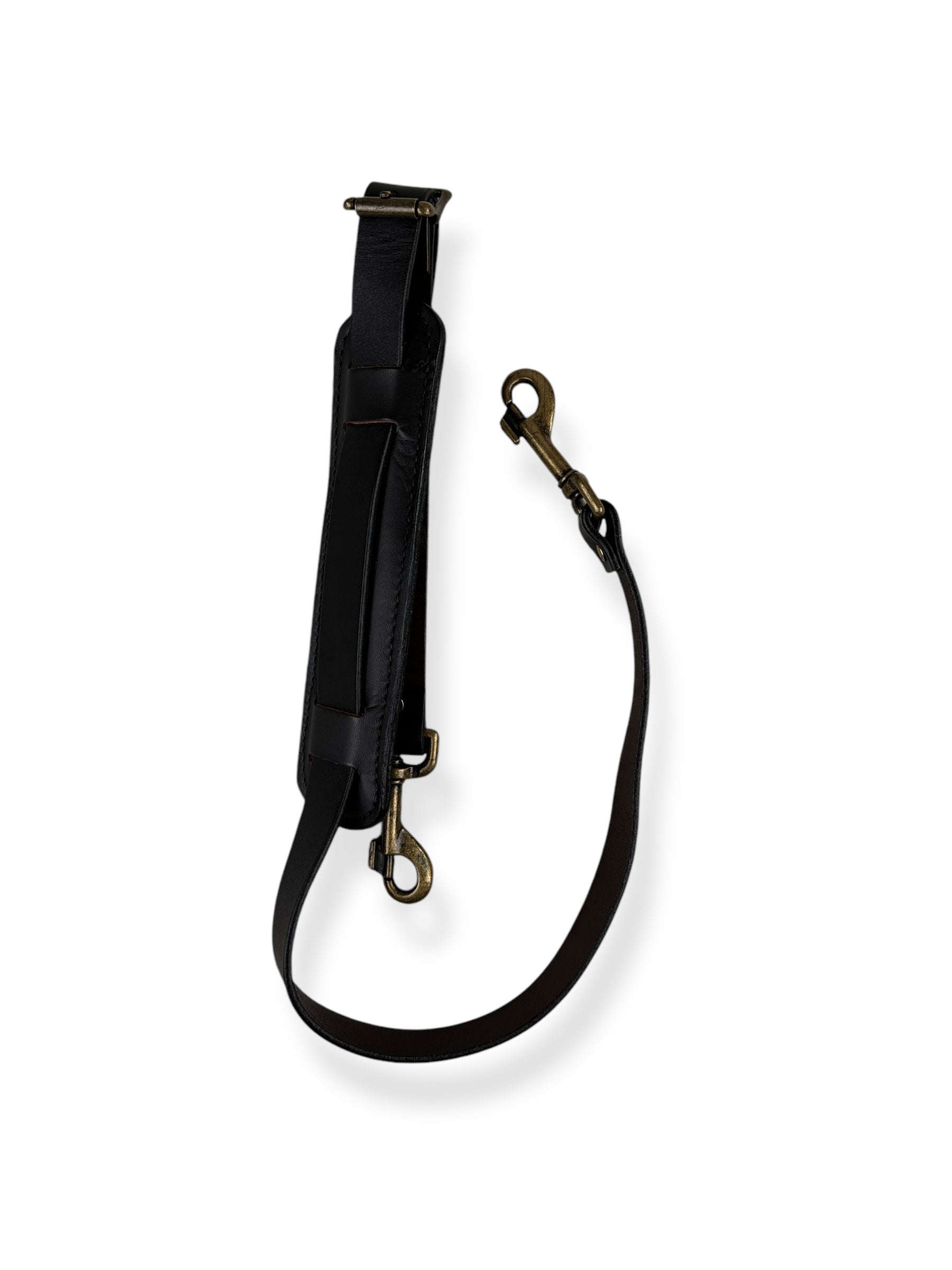 Top View of Filson Bridle Leather Shoulder Strap