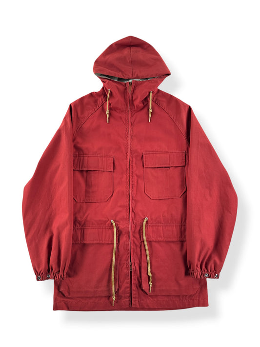 Front of Vintage Woolrich Brick Red Parka SZ S