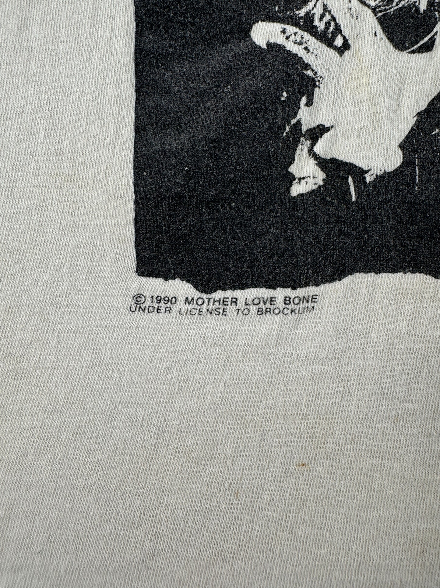 Trademark on Vintage Mother Love Bone Half Ass Monkey Boy Tee SZ XL (Fits L)