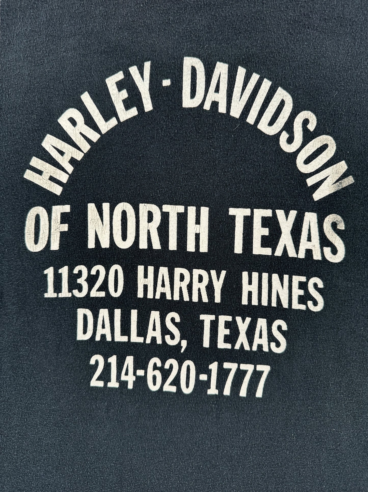 Back Graphic of Vintage Harleys & Whiskey Tee SZ S