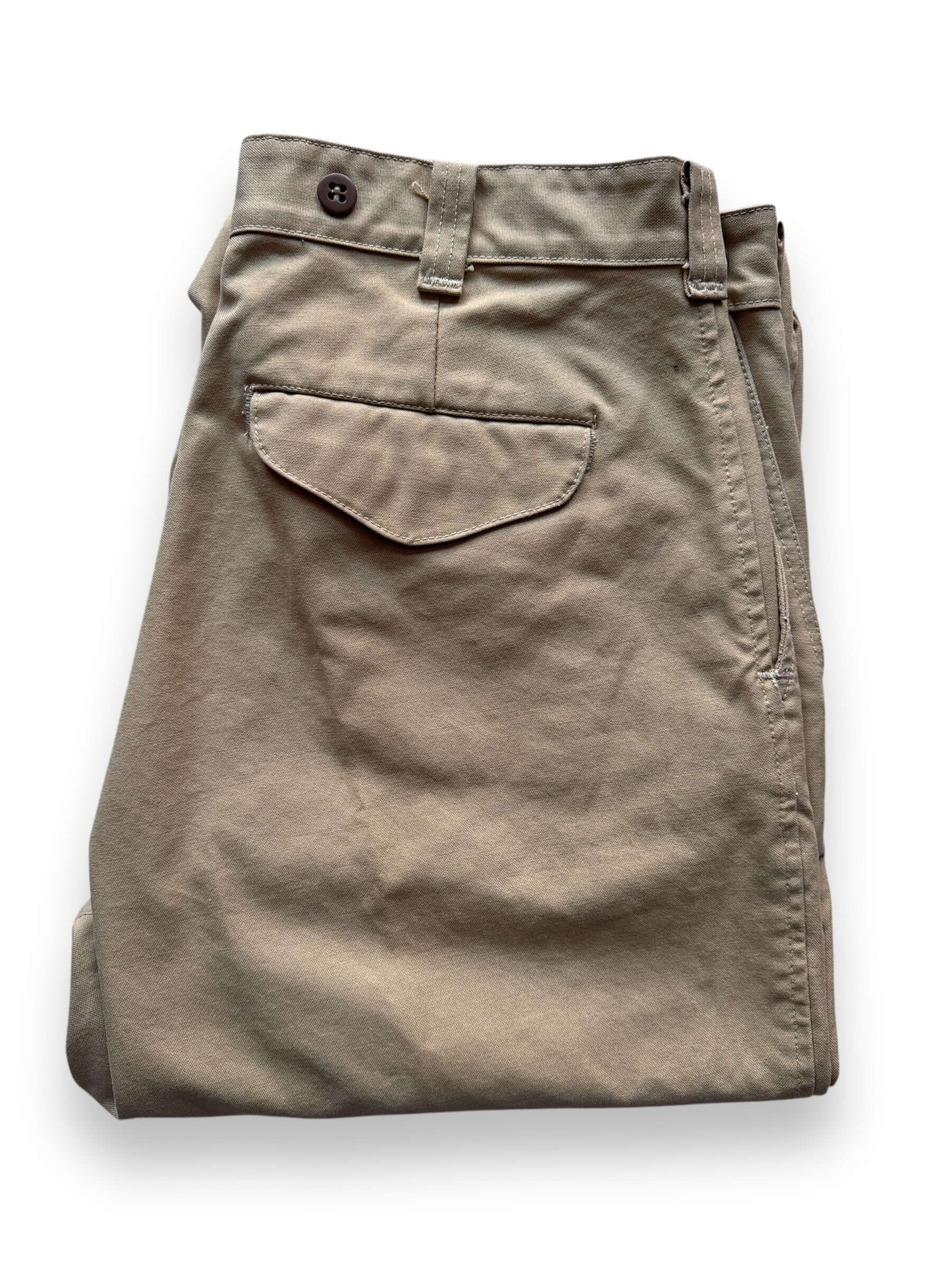 folded up Vintage Filson 10 oz Duck Chinos W36