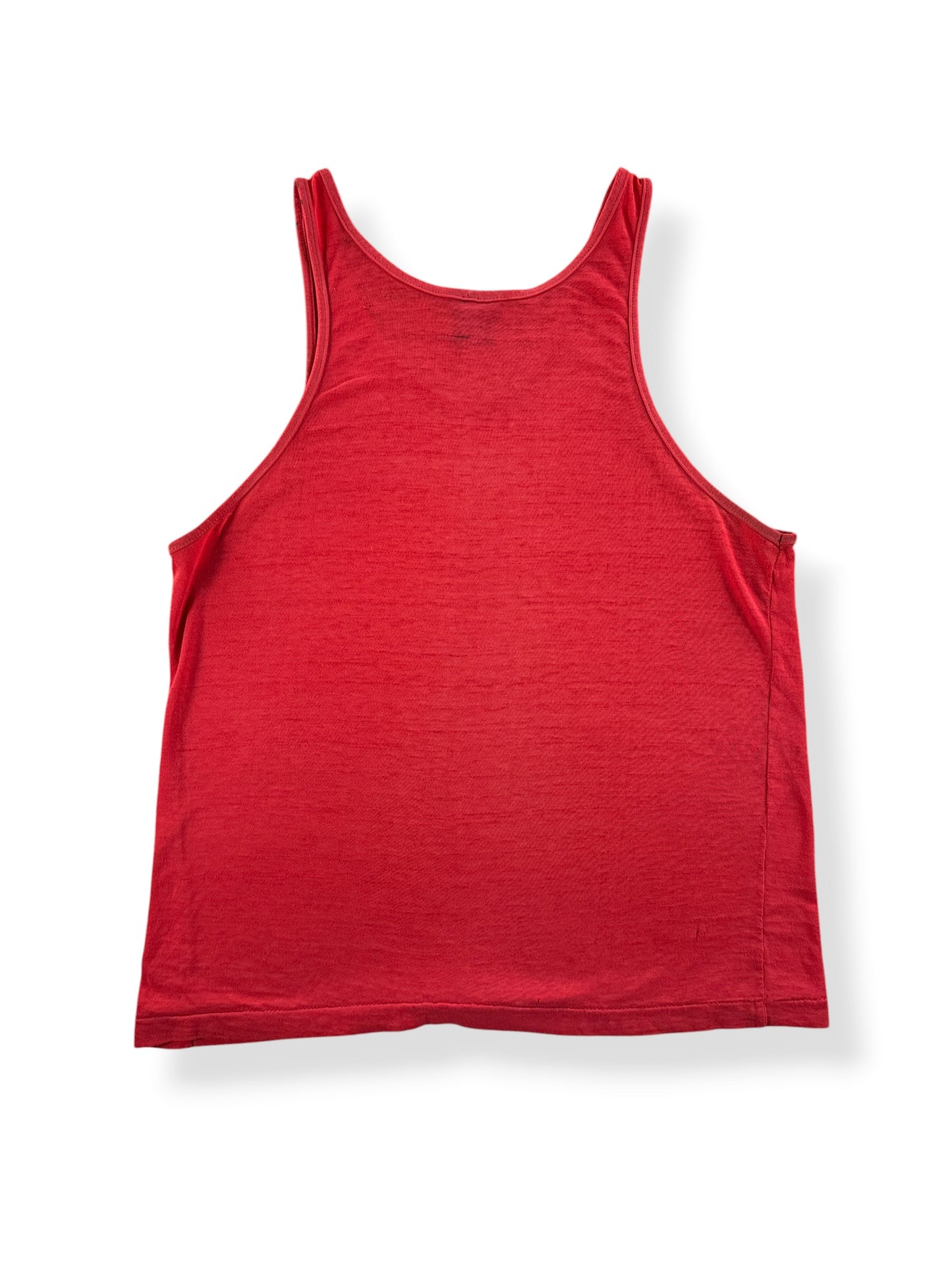 Back of Vintage Red Nike Tank Top SZ S