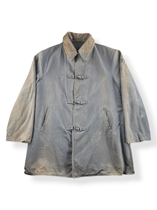 Front of Vintage 1940s Fireman's Coat SZ L