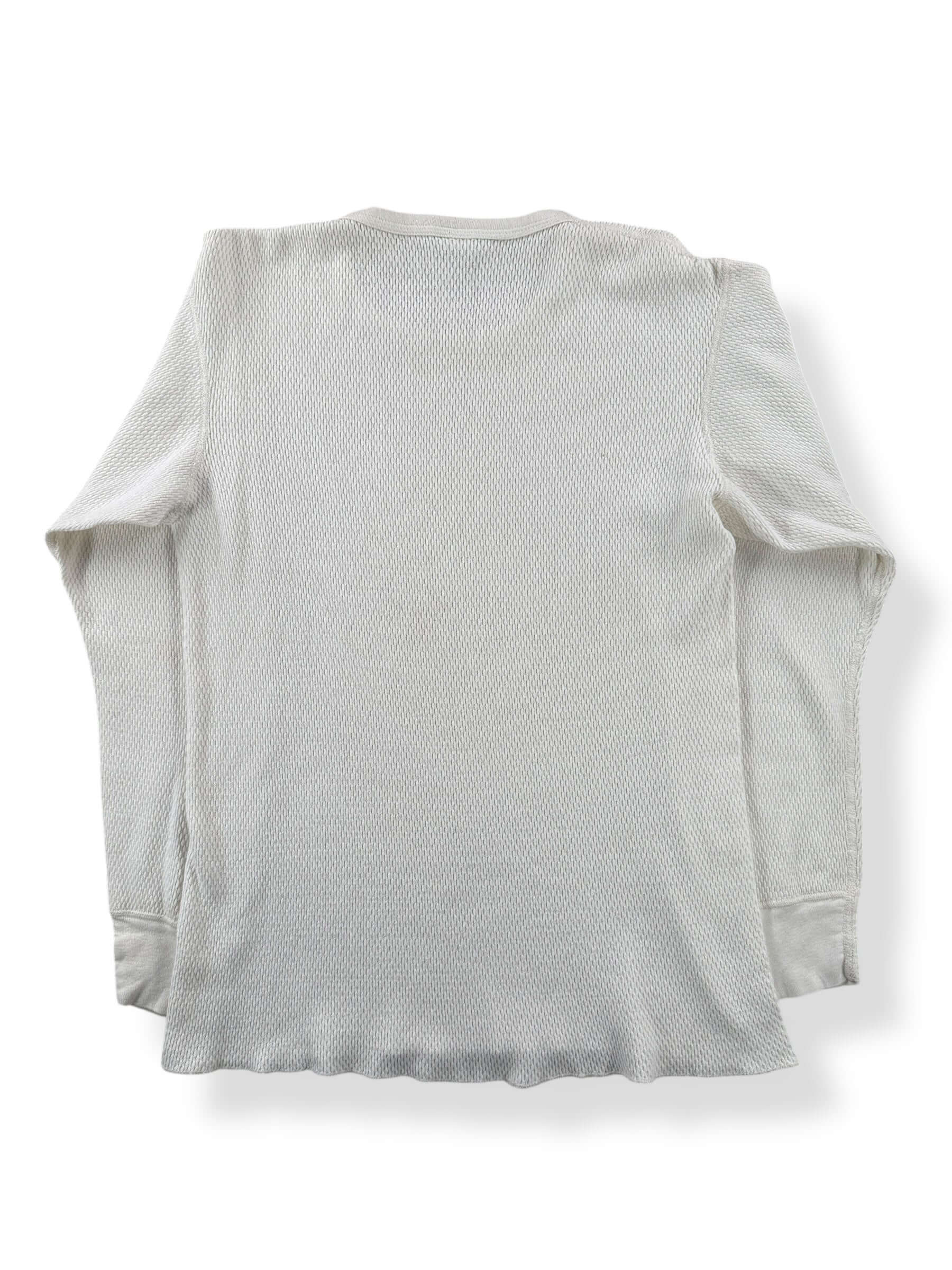 Back of Vintage St Johns Bay 100% Cotton Waffle Shirt SZ M Tall