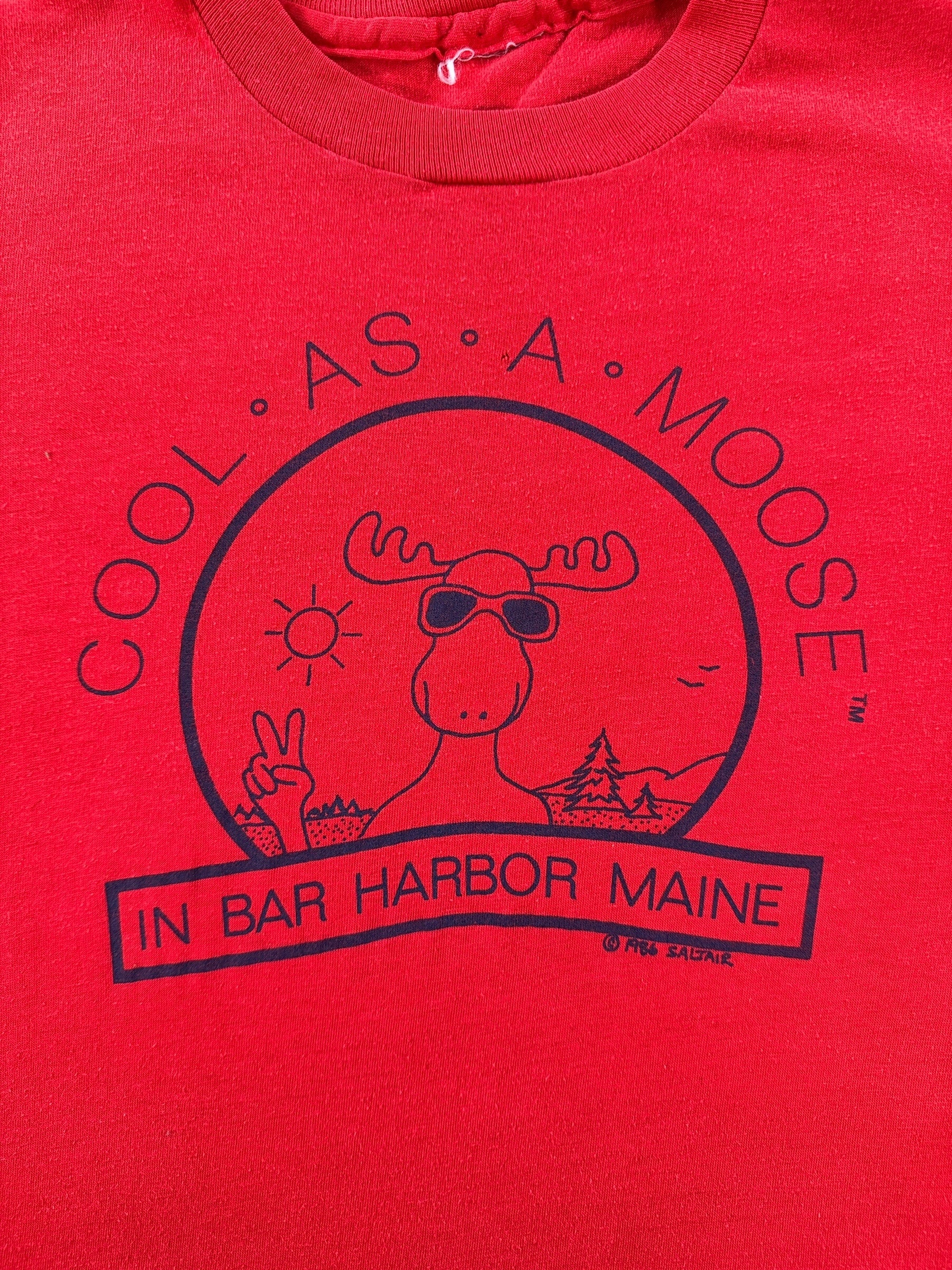 Graphic of Vintage Cool as a Moose Tee SZ XS