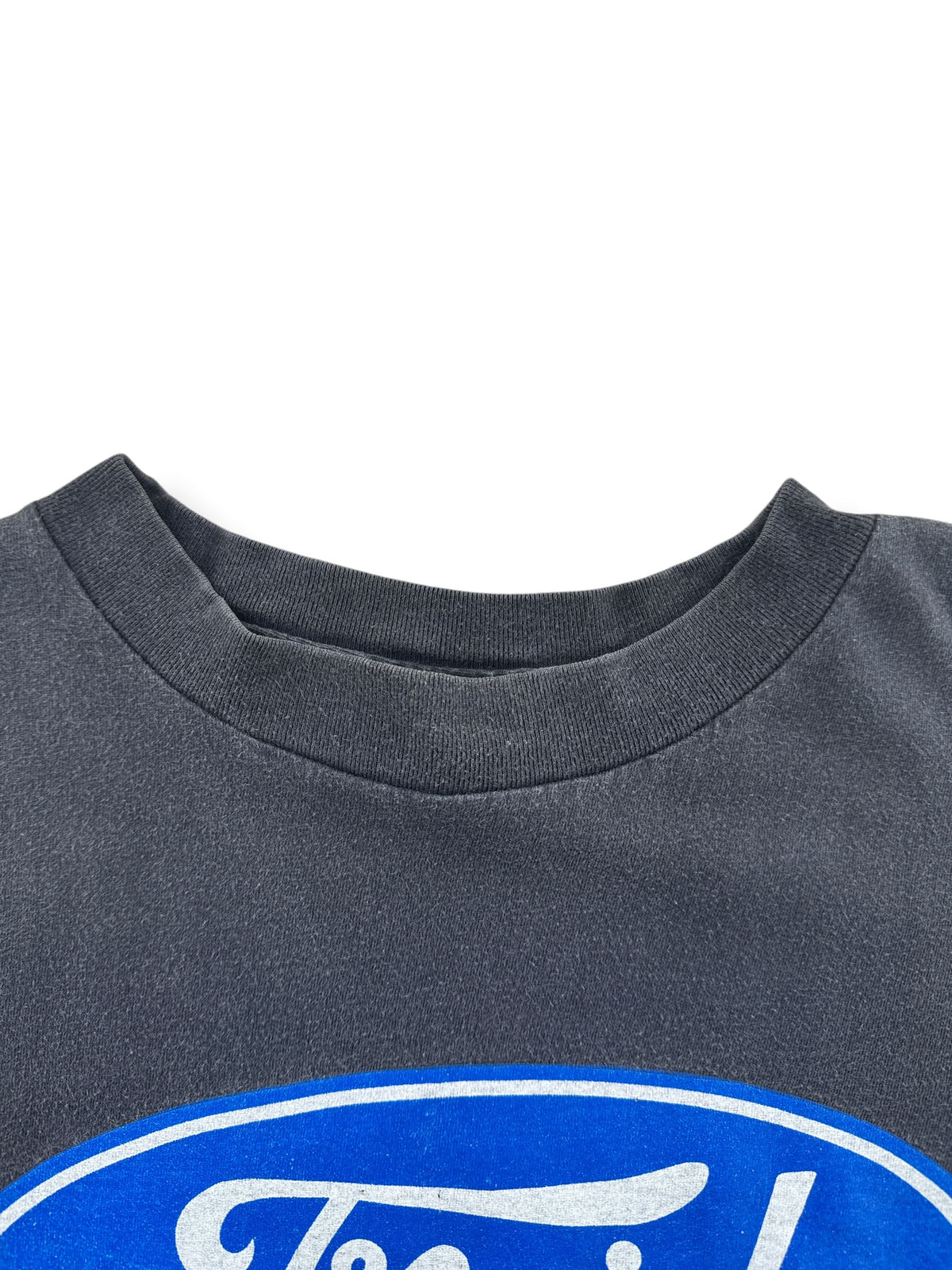 Collar on Vintage 90s Fluid Volume Is Job 1 Tee SZ XL