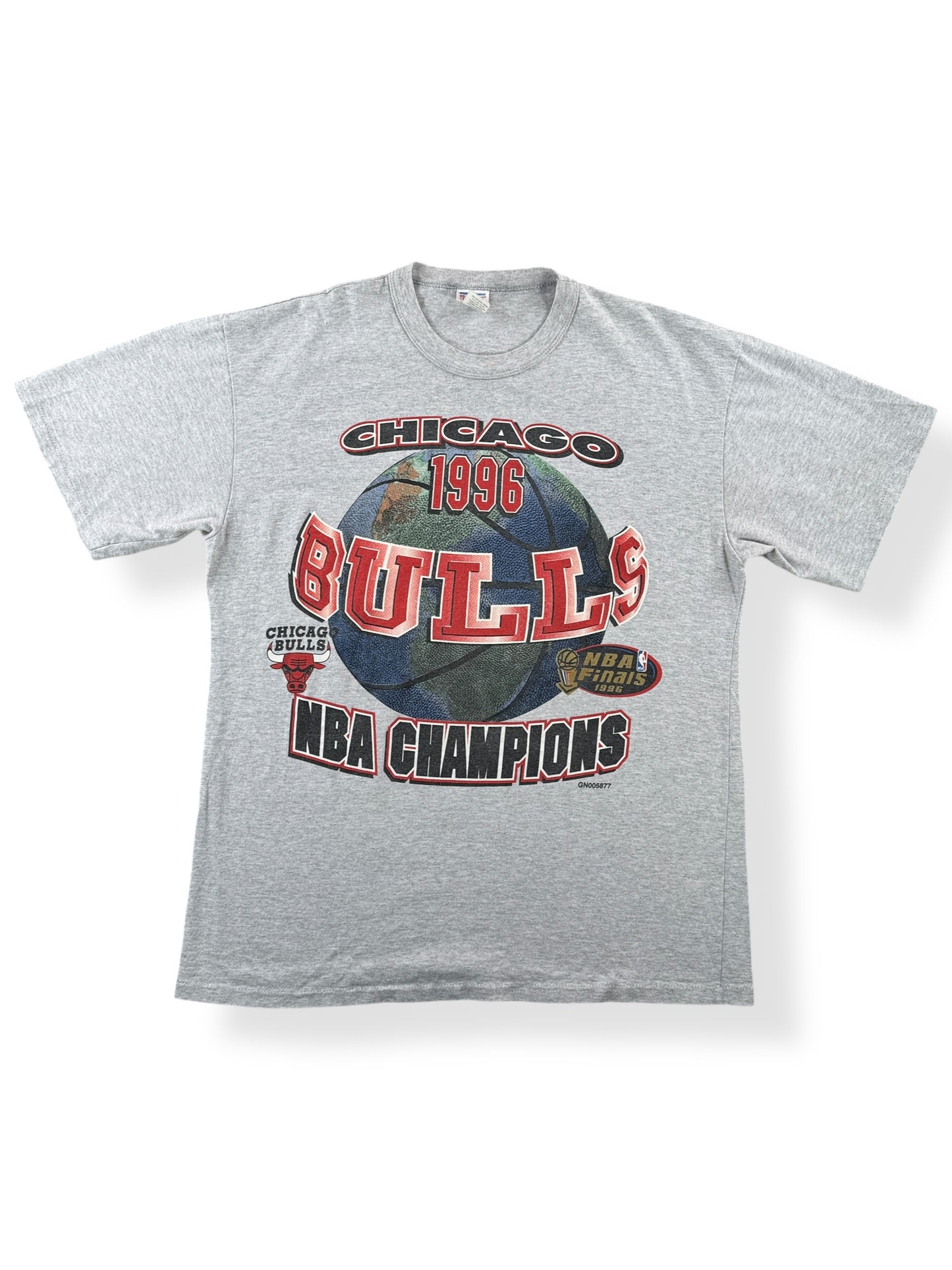 Front of Vintage 1996 NBA Champions Tee SZ L