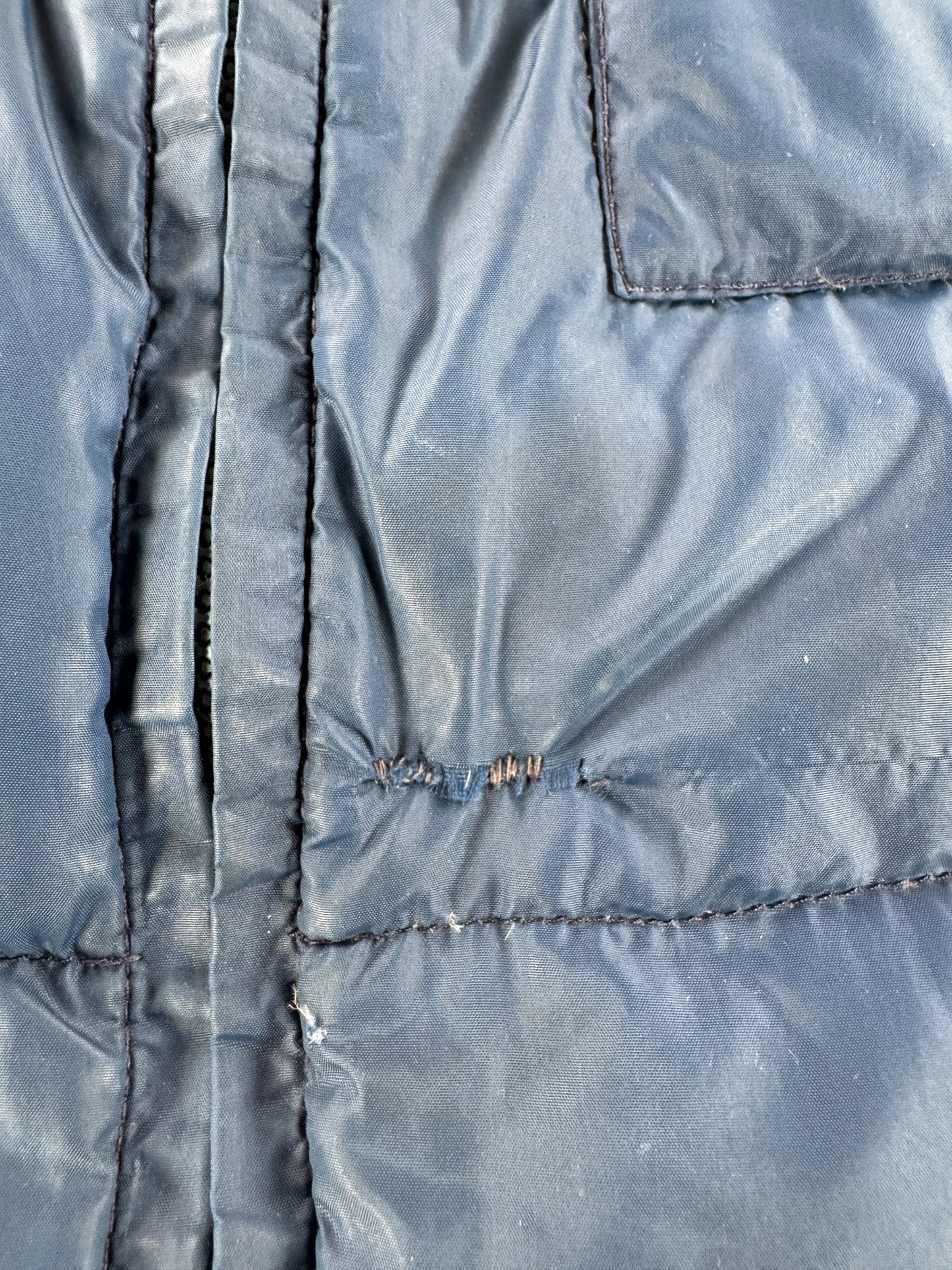 Repair on Vintage Eddie Bauer Down Jacket SZ M - AS IS