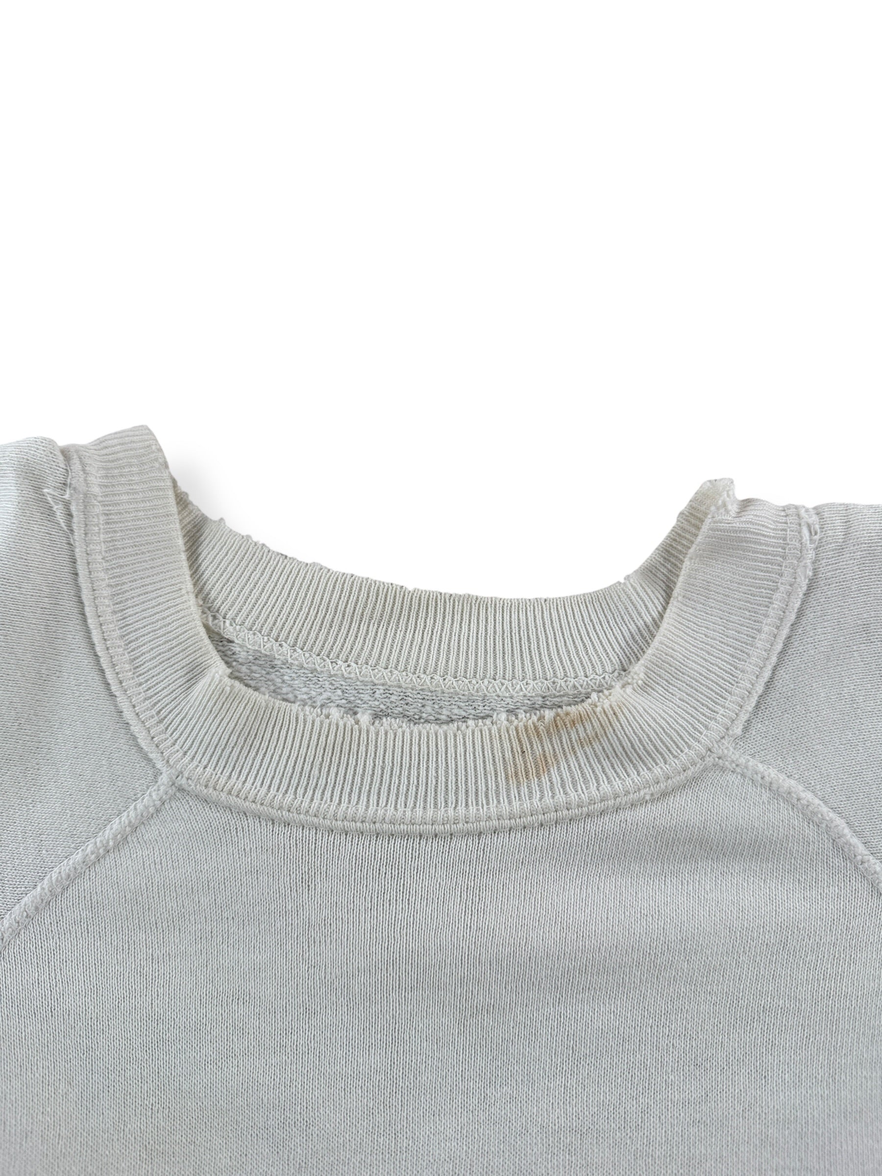 Collar on Vintage 60s Primo Beer Shortsleeve Sweatshirt SZ M