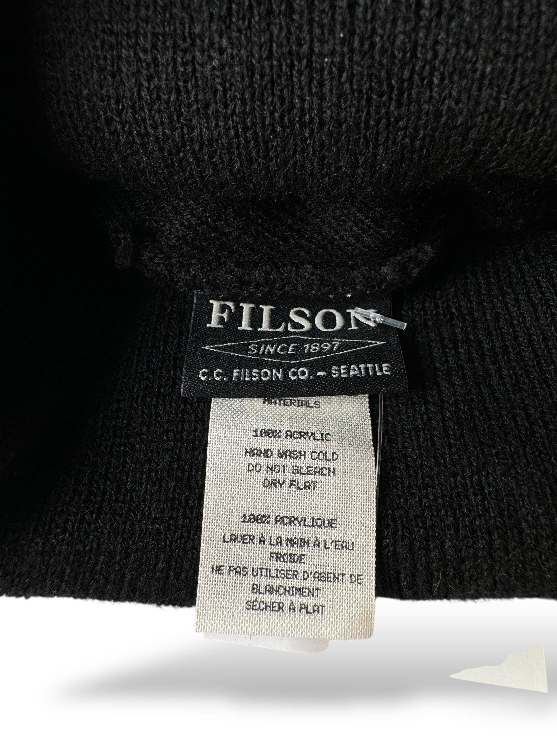 Label on Modern Filson Kraken Beanie OS