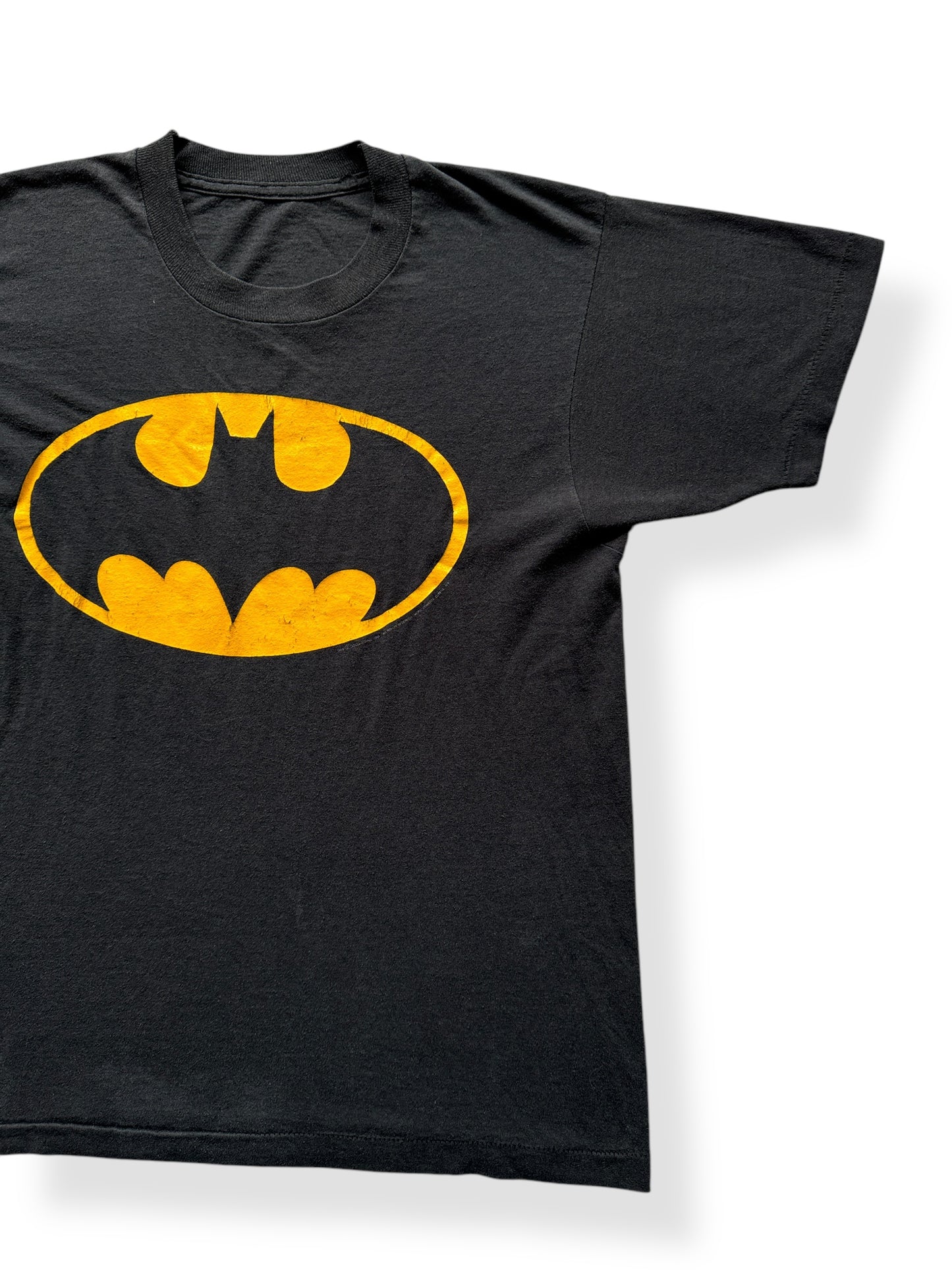 Front Left of Vintage 80s Batman Tee SZ S