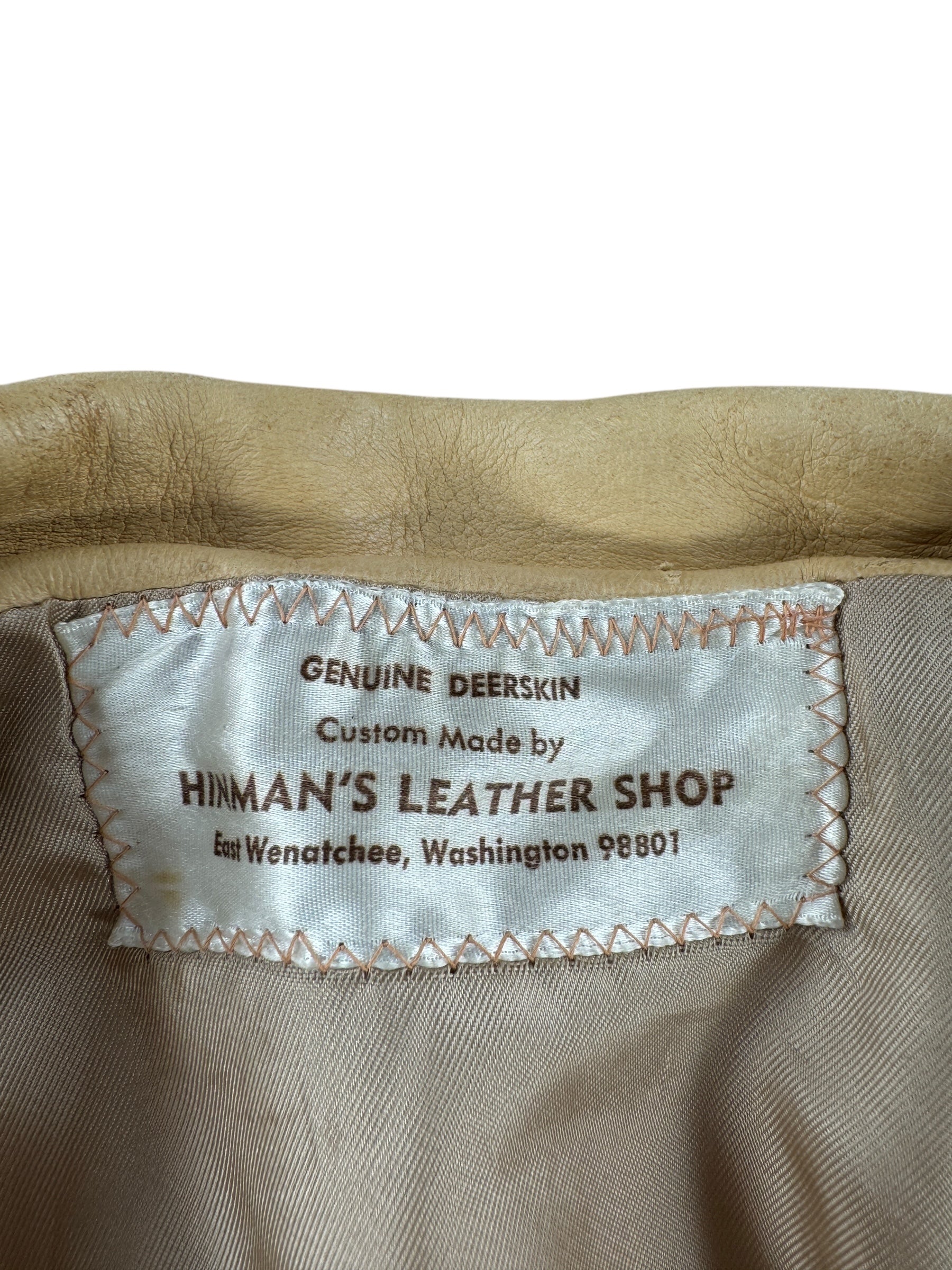 Tag on Vintage Fringed Doeskin Jacket SZ M