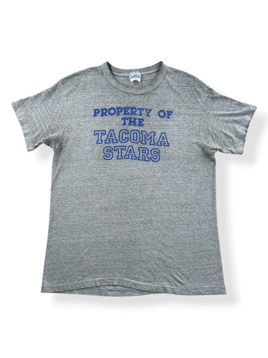 Front of Vintage Property Of Tacoma Stars Tee SZ L (Fits M)