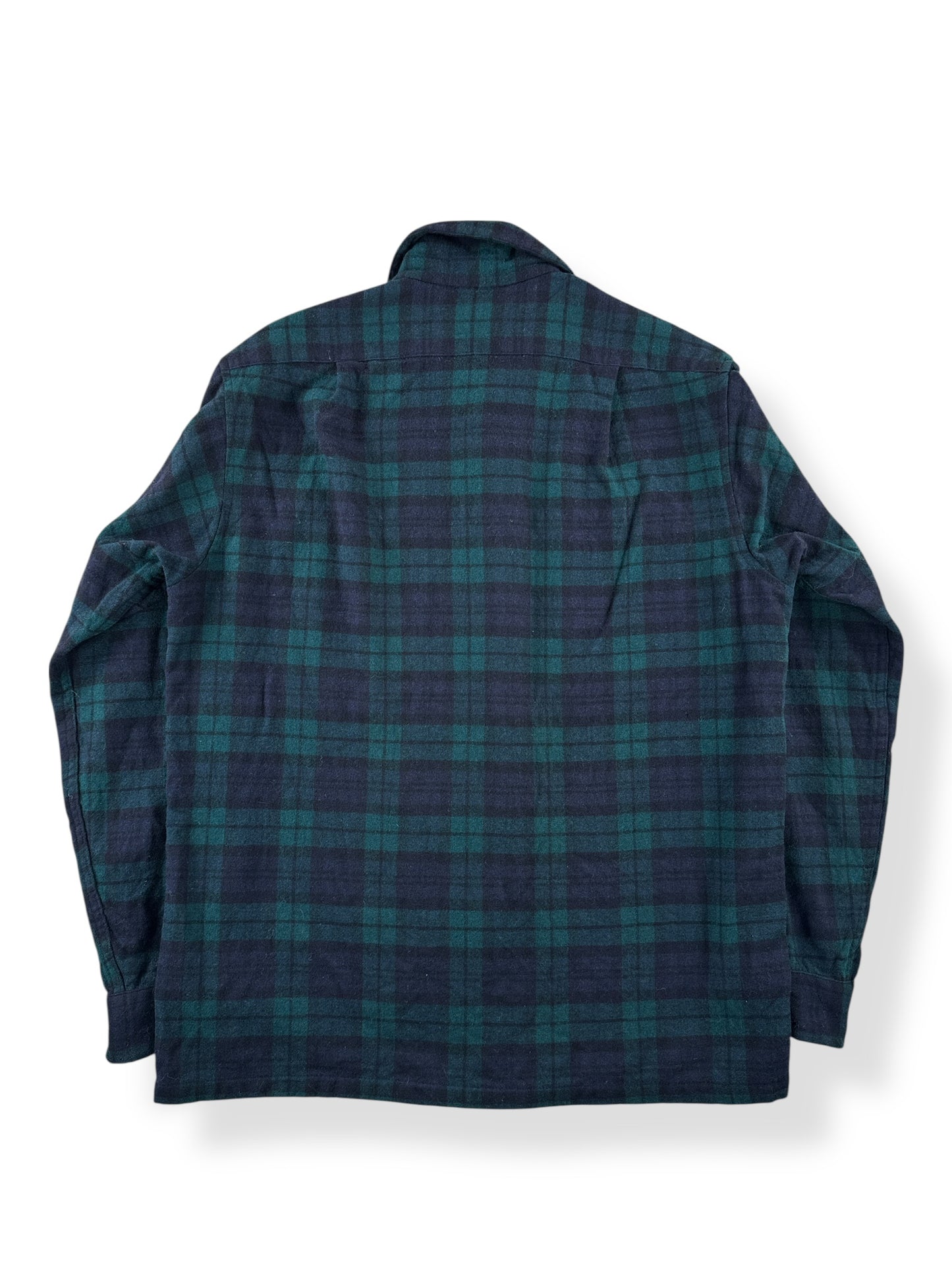 Back of Vintage Pendleton Black Watch Tartan Board Shirt SZ M