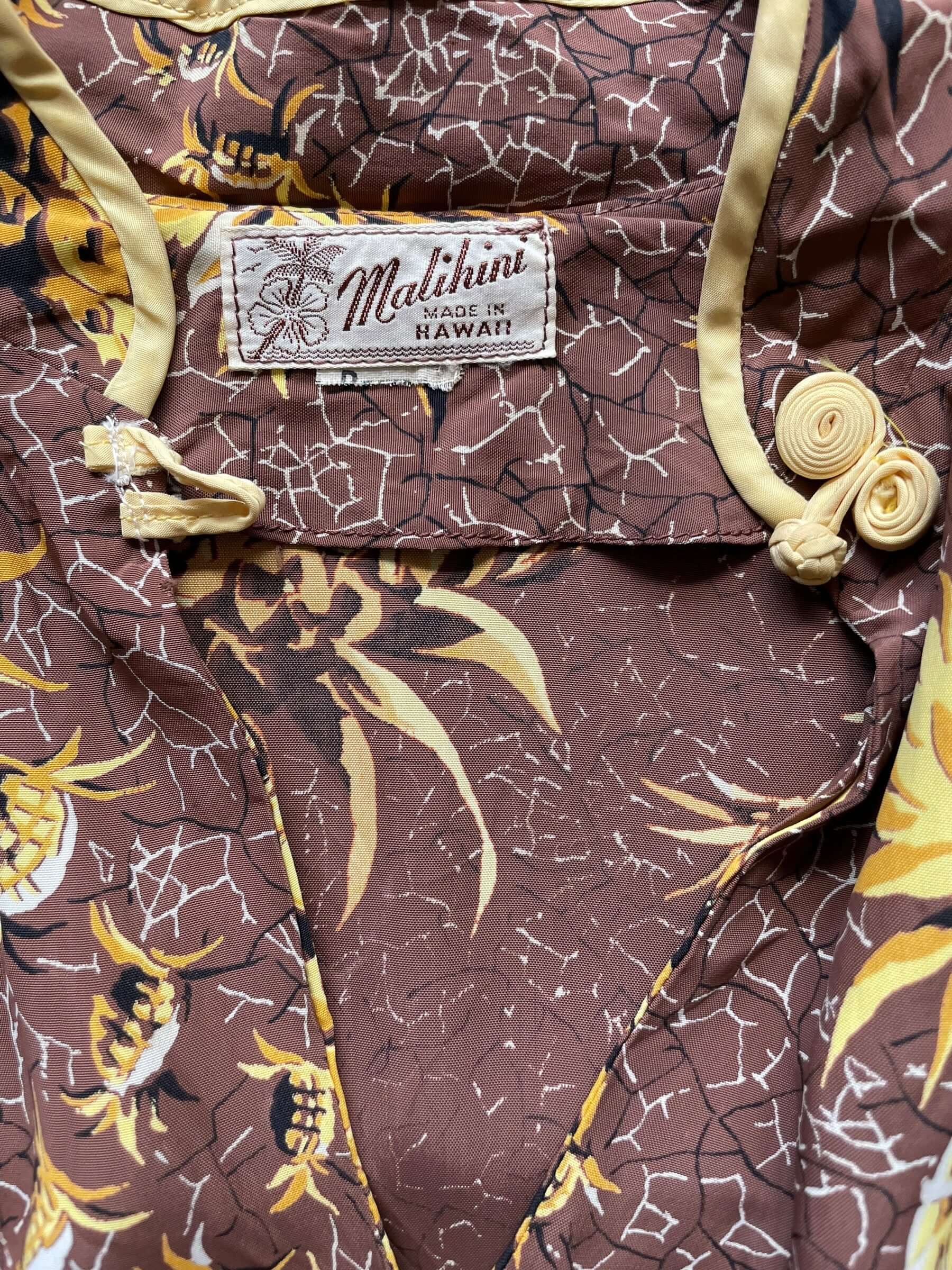 1940s Malihini Rayon Pake Muu Pineapple Dress XS-S The Barn Owl Vintage Goods 1940s Malihini Rayon Pake Muu Pineapple Dress XS-S The Barn Owl Vintage Goods