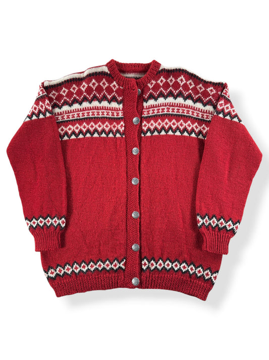Front of Vintage Nordic Style Sweater SZ S