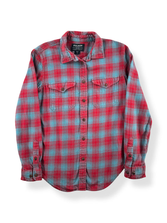 Front of Filson Women's Scout Flannel Shirt SZ M