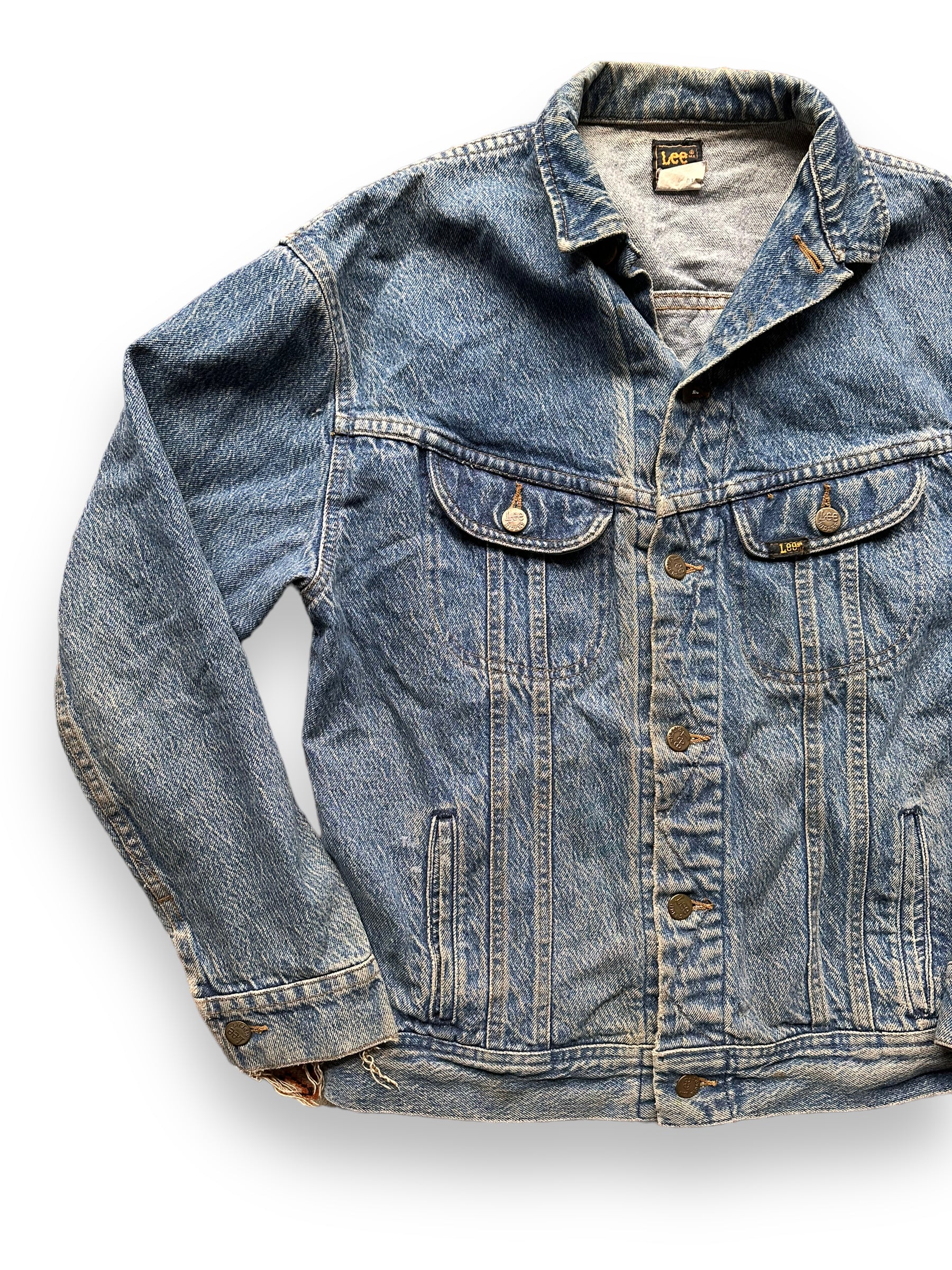 Vintage Lee 101-J Denim Jacket SZ XL | Vintage Denim Workwear Seattle |  Seattle Vintage Denim