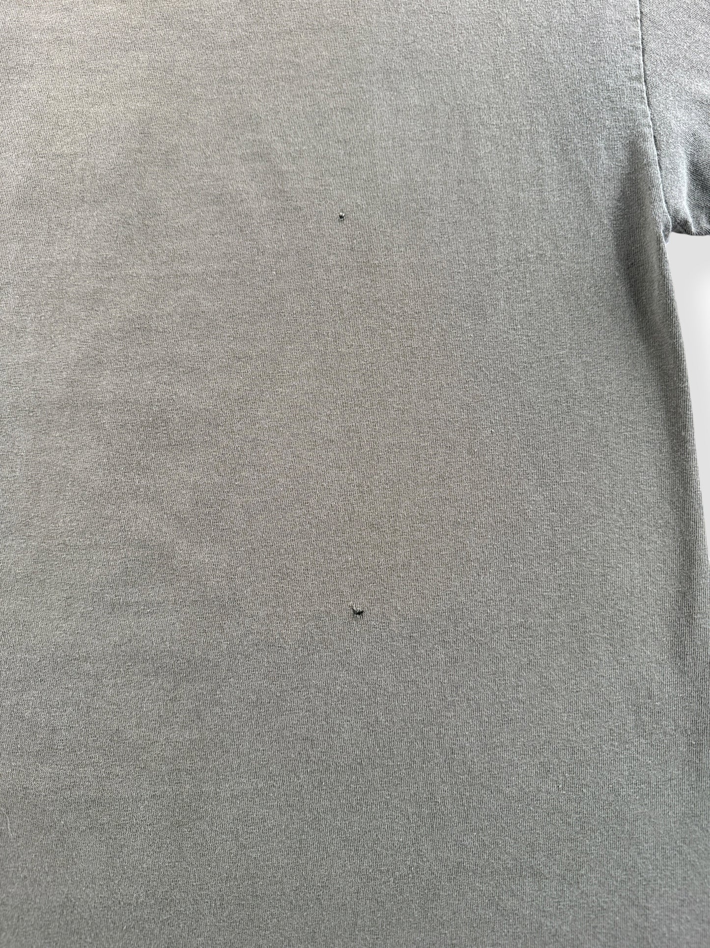 Holes on Vintage Smile Wait For The Flash Tee SZ XL