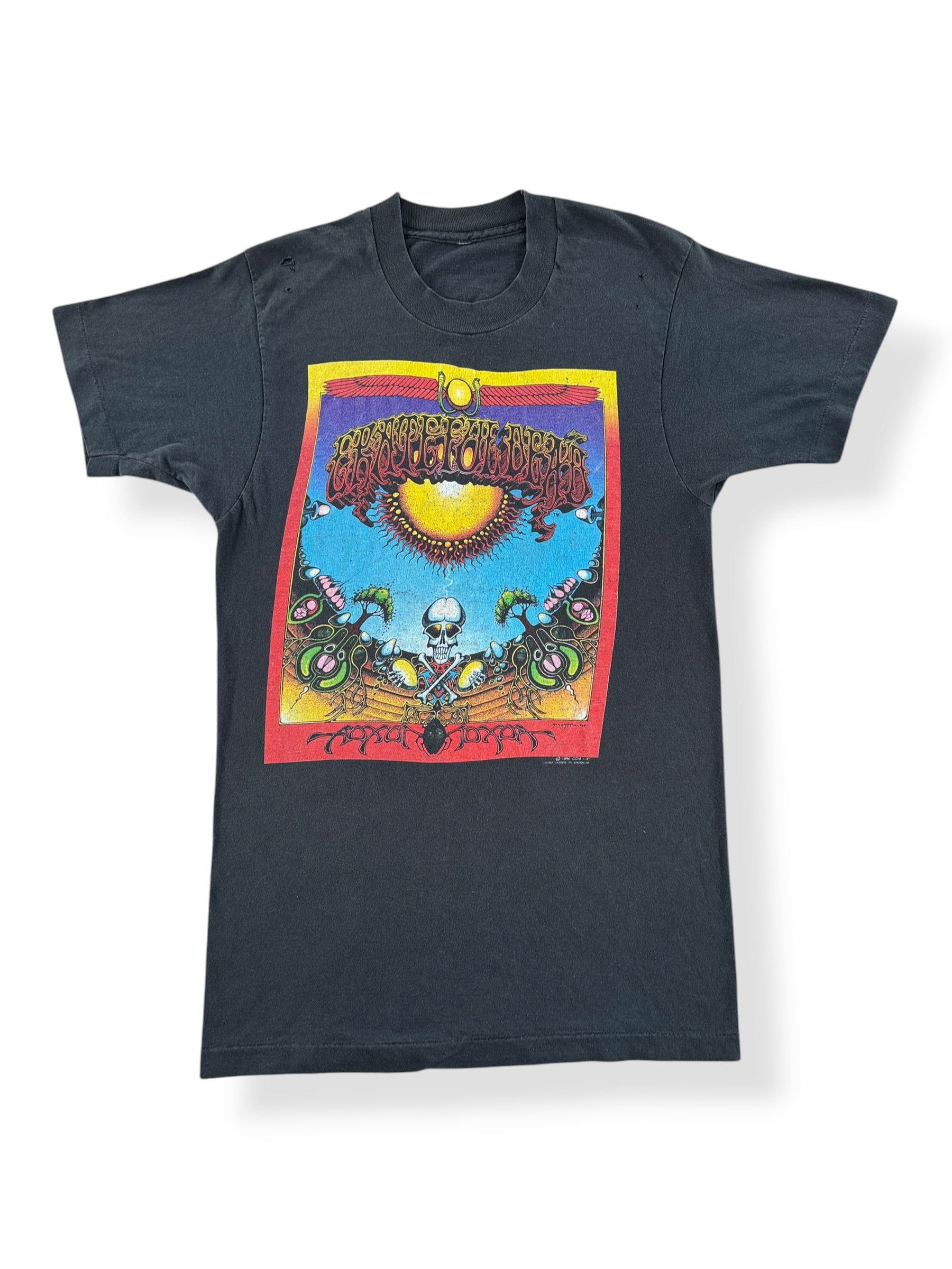 Front of Vintage 1990 Grateful Dead Aoxomoxoa Tee SZ S