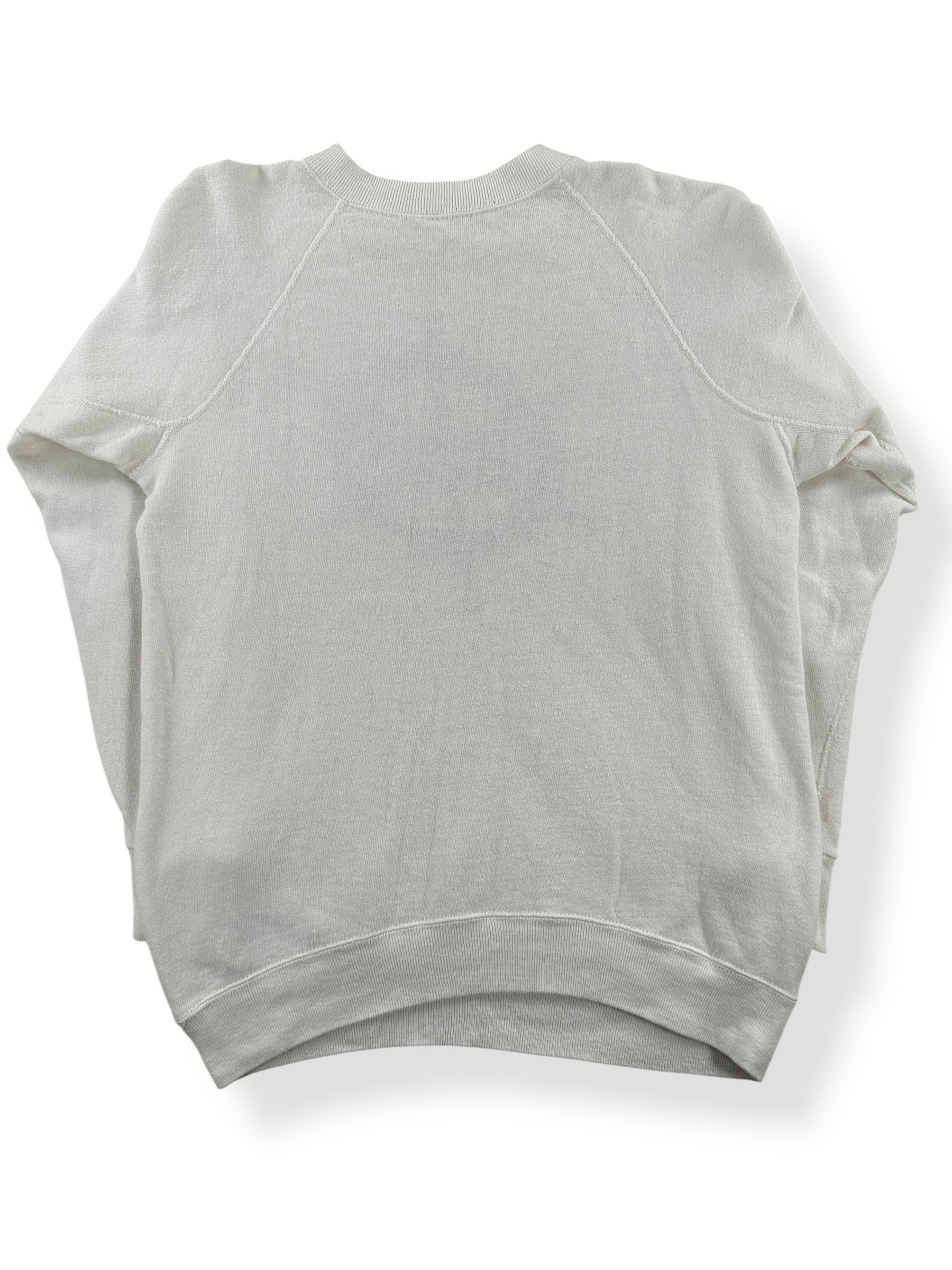 Back of 60s Gusseted Ship Crew Sweatshirt SZ S