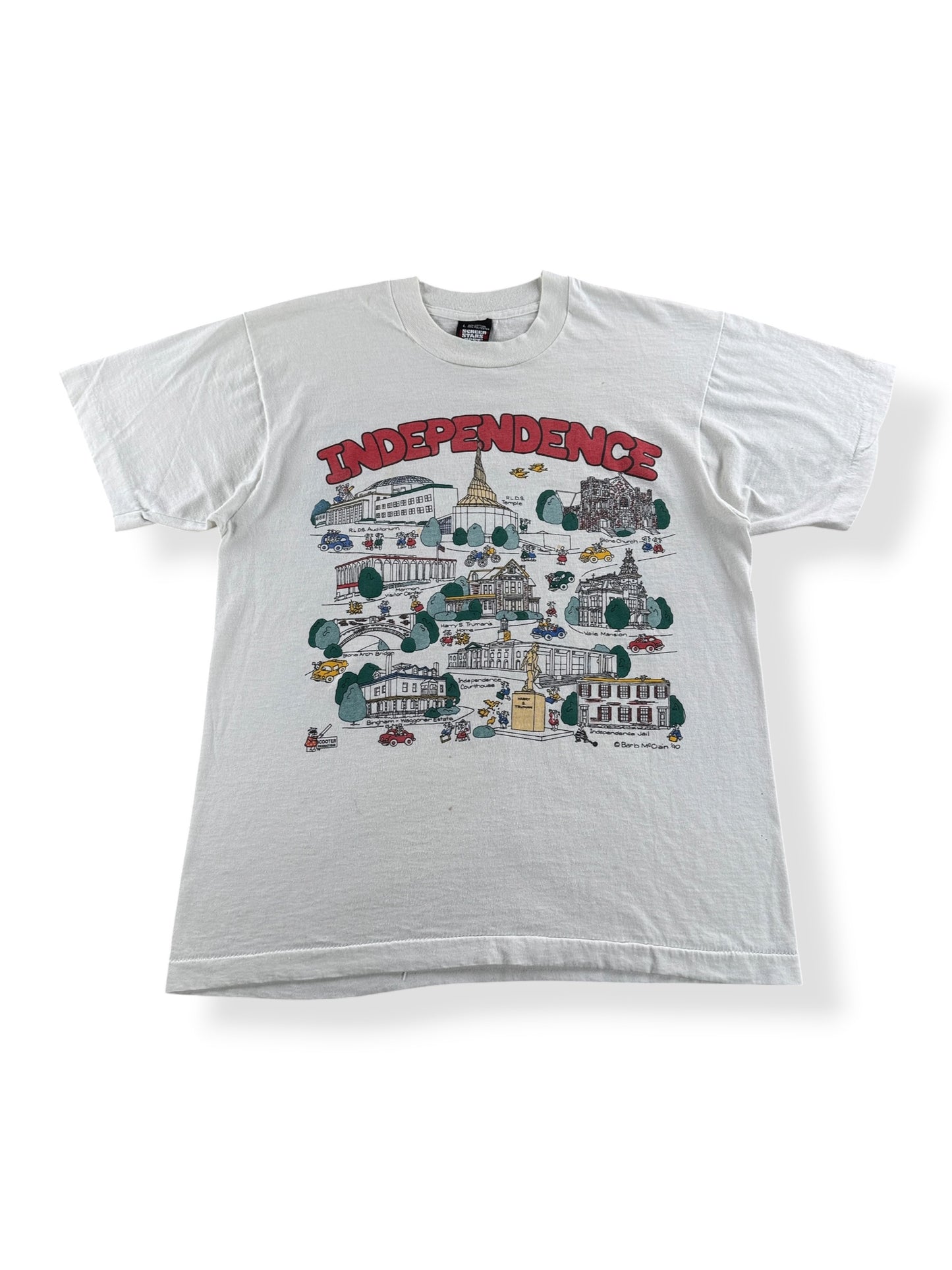Front of Vintage Independence Missouri Tee SZ L (Fits M)