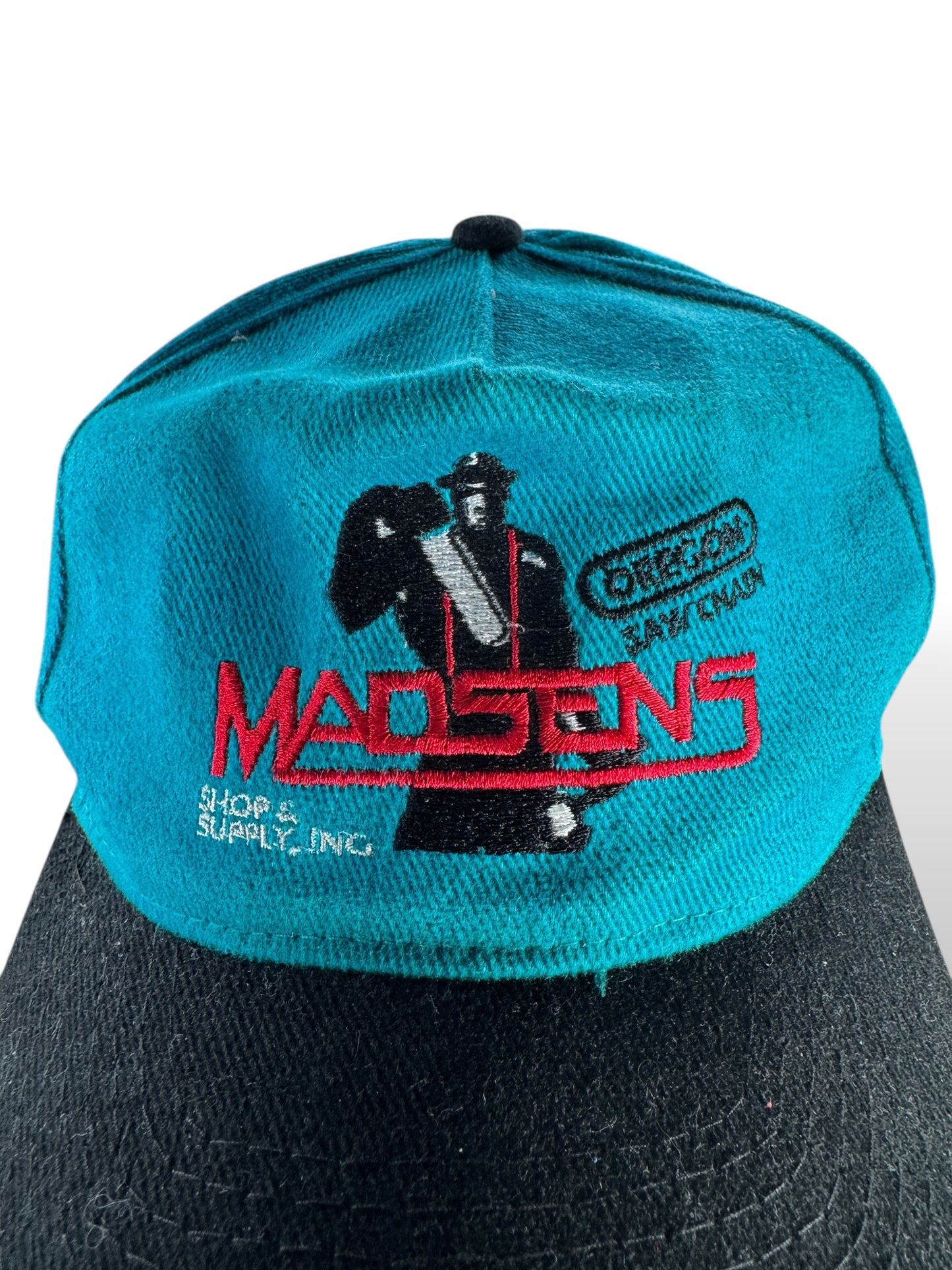 Design on Vintage Madsens Shop & Supply Inc Hat SZ OSFA