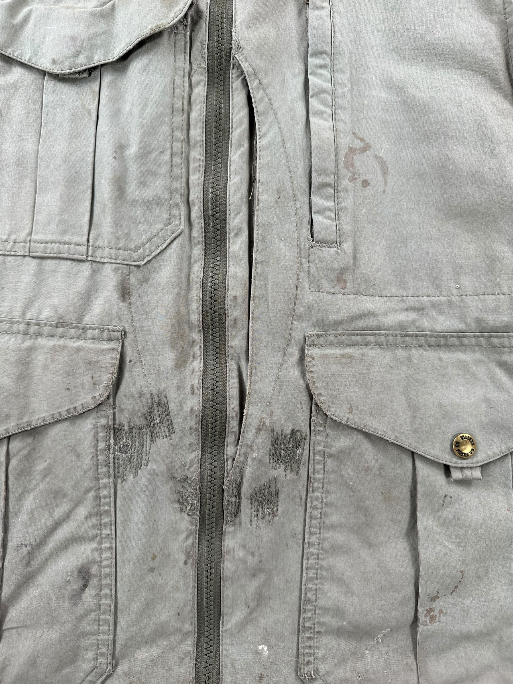 Repairs on Vintage 90s Era Filson Fishing Vest SZ L AS IS