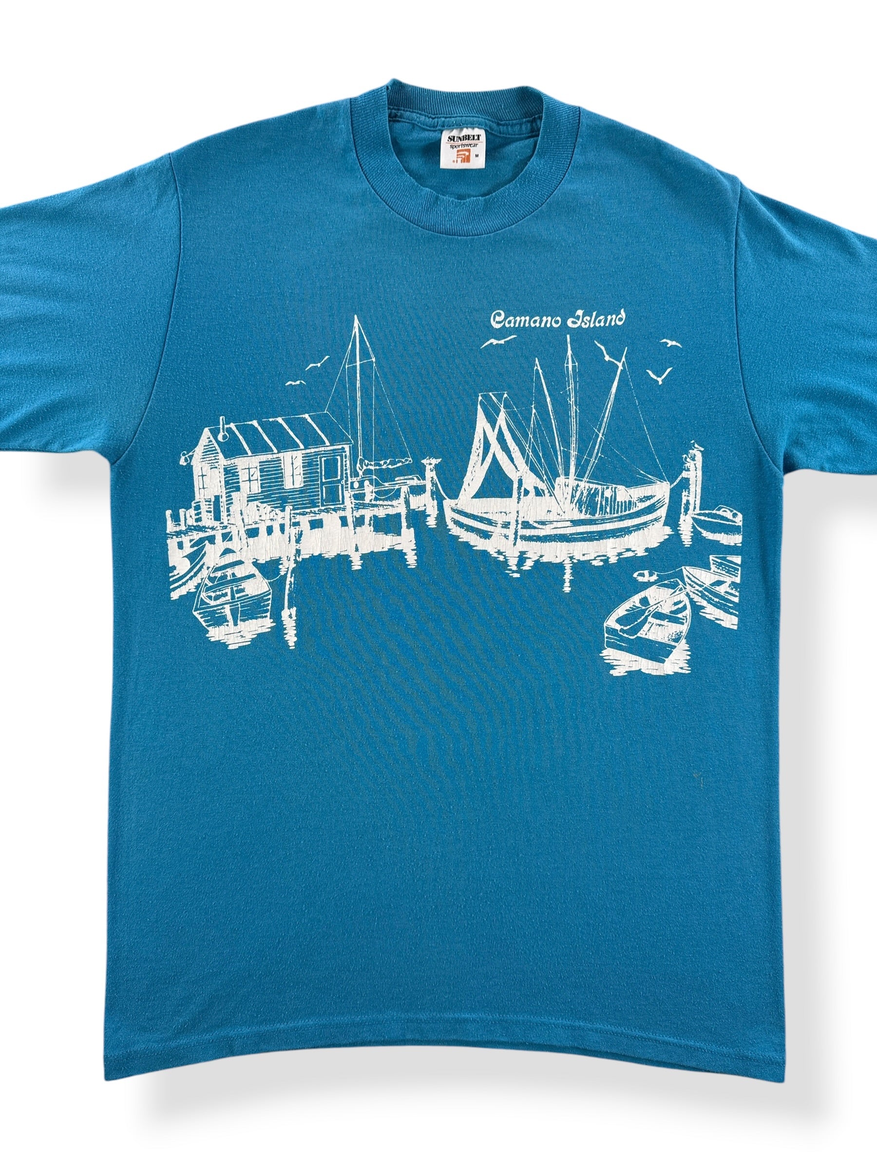 Front Close Up of Vintage Camano Island Tee SZ M