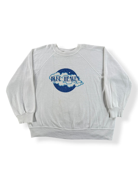 Front of Vintage Blue Heaven Crewneck SZ XL (Fits L)