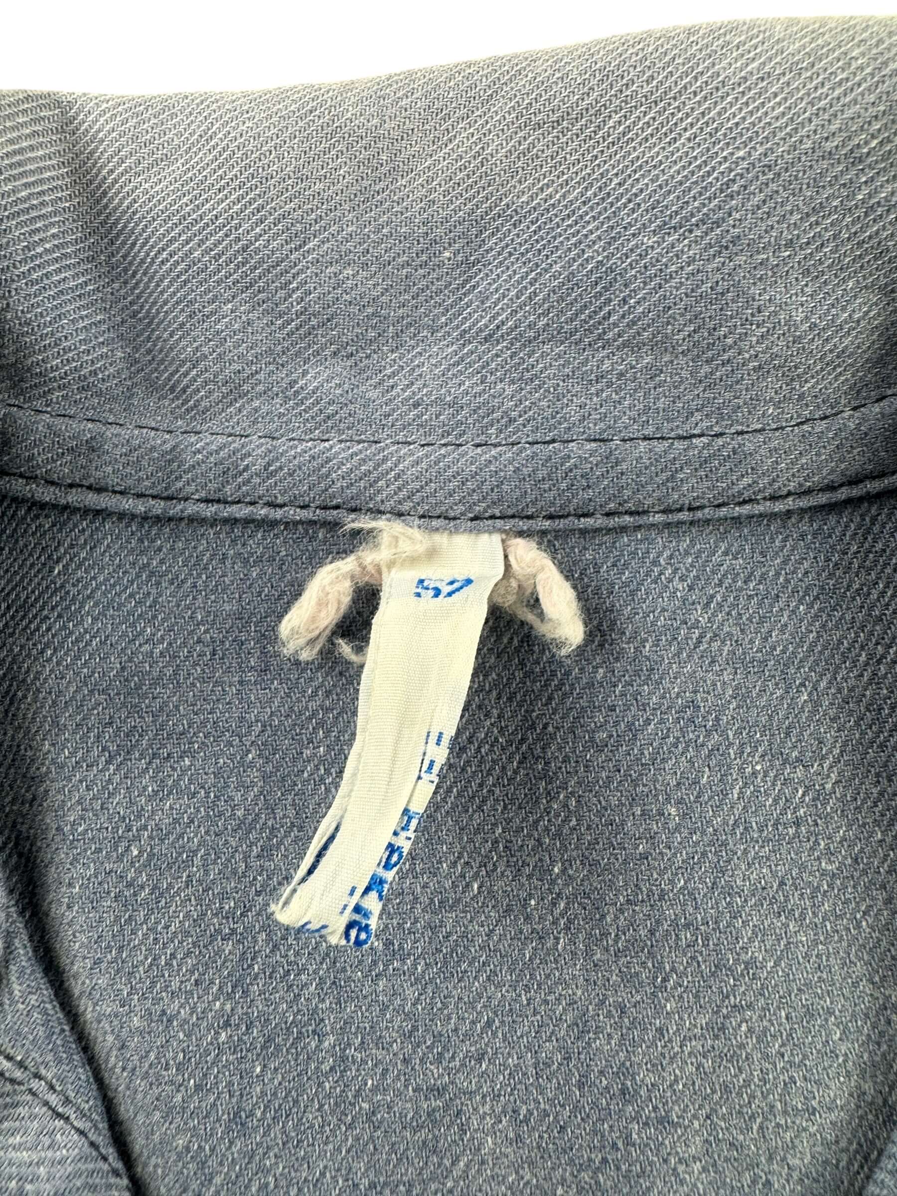 Tag on Vintage Faded French Chore Coat SZ L